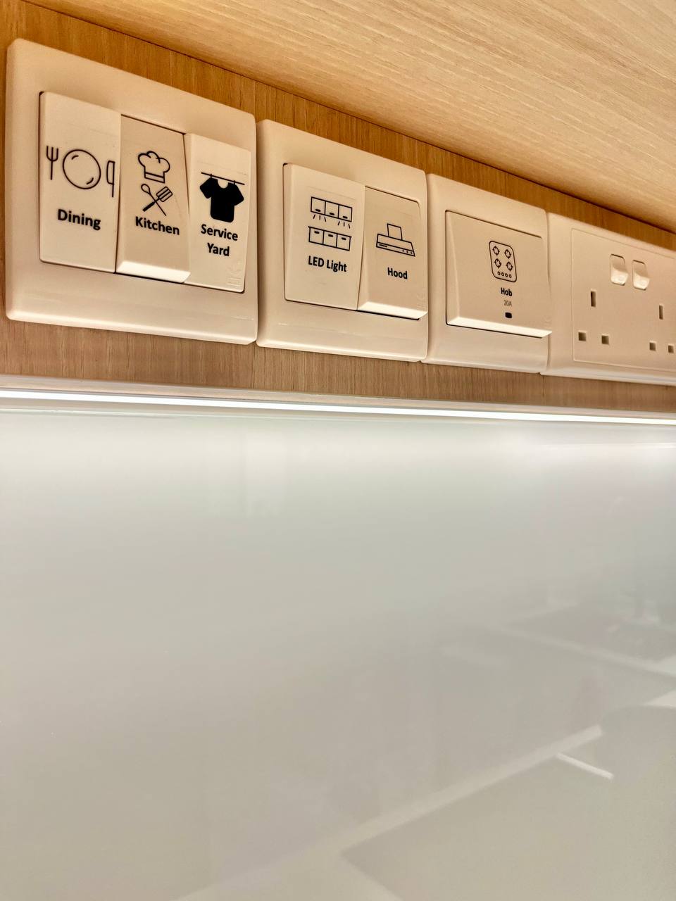 Turning a Small L-Shaped Kitchen Look and Feel Bigger  - Dining, Kitchen, Service Yard, LED Light, Hood, 20A, 120V, Wall