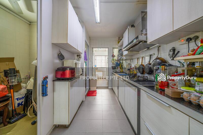 Bold and Unique: Our Open Kitchen with an Unconventional Color Palette - Kitchen with modern appliances, white cabinets