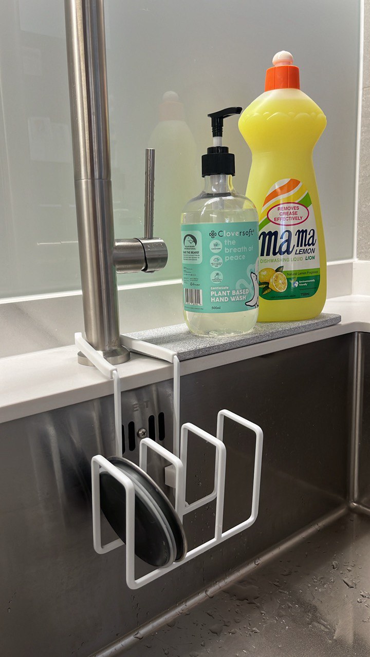 Turning a Small L-Shaped Kitchen Look and Feel Bigger  - Dishwashing liquid, plant-based hand wash, soap dispenser, stainless