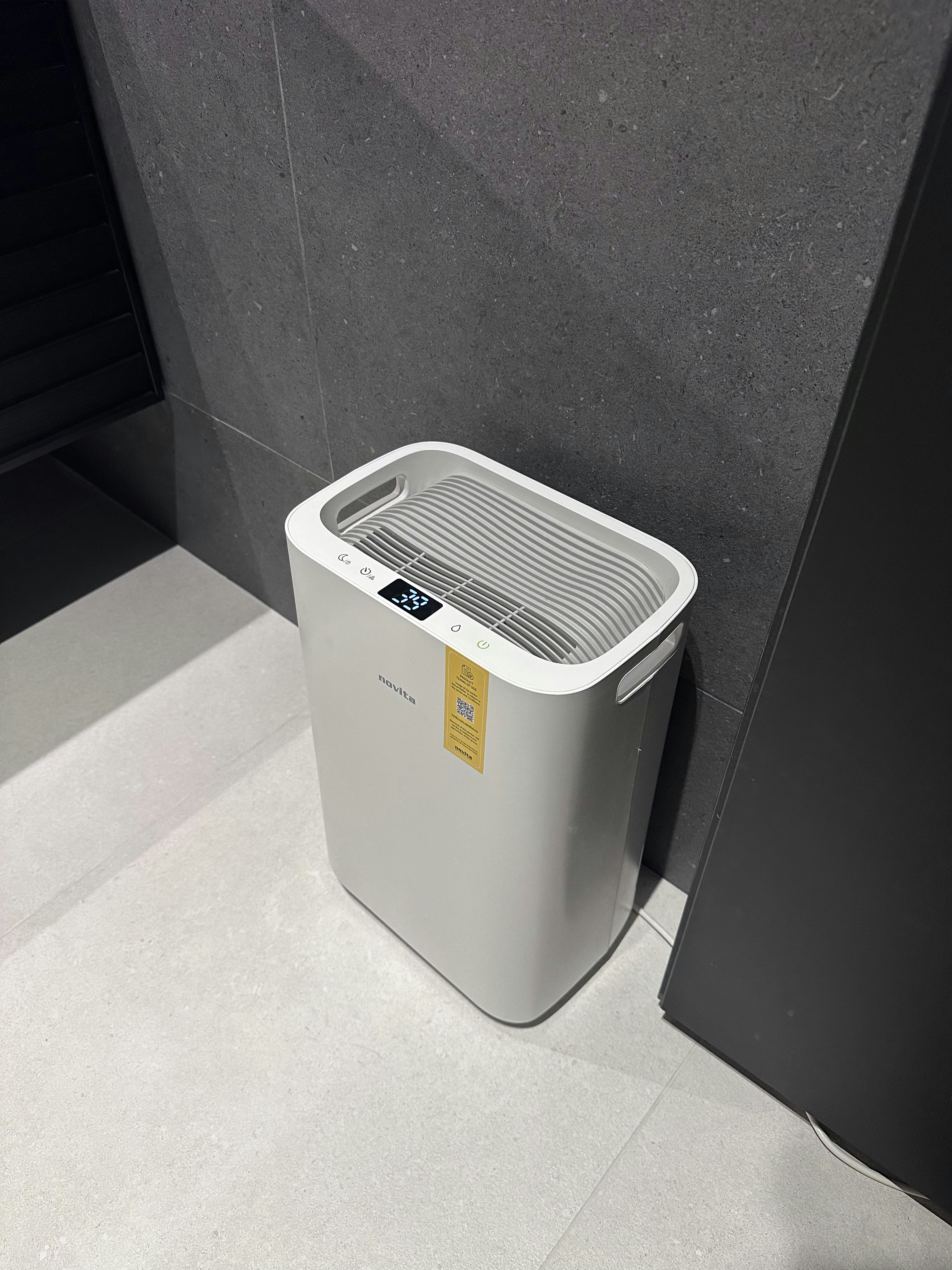 Luxe Loo: Our Bathroom Glow-Up (And We Hacked Down One Shower!) - smart air purifier, modern design, eco-friendly technology