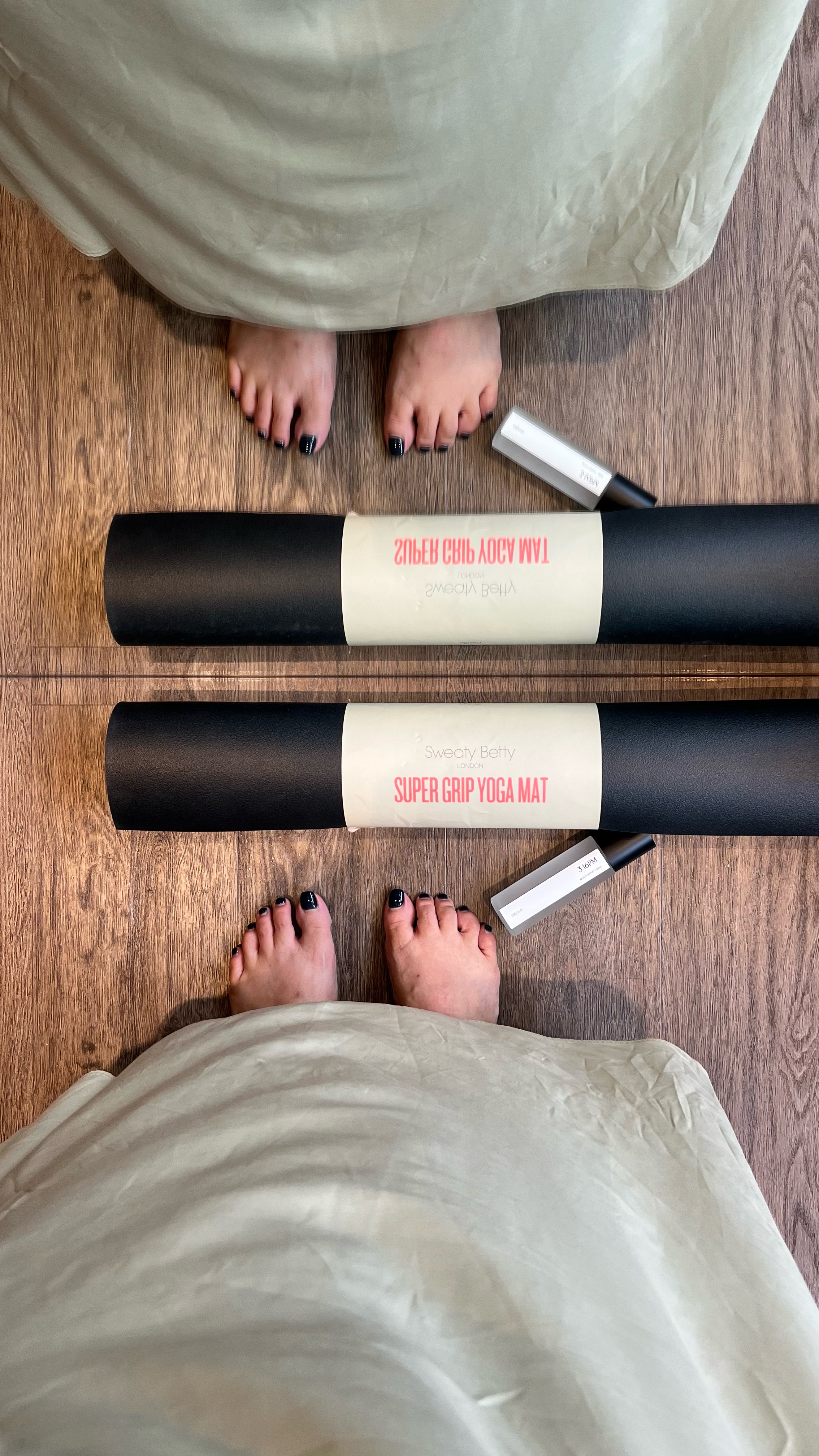 Transforming Spaces: From Wardrobe Sanctuary to Workout Haven - Yoga mat, black grip mat, super grip yoga mat, wooden floor