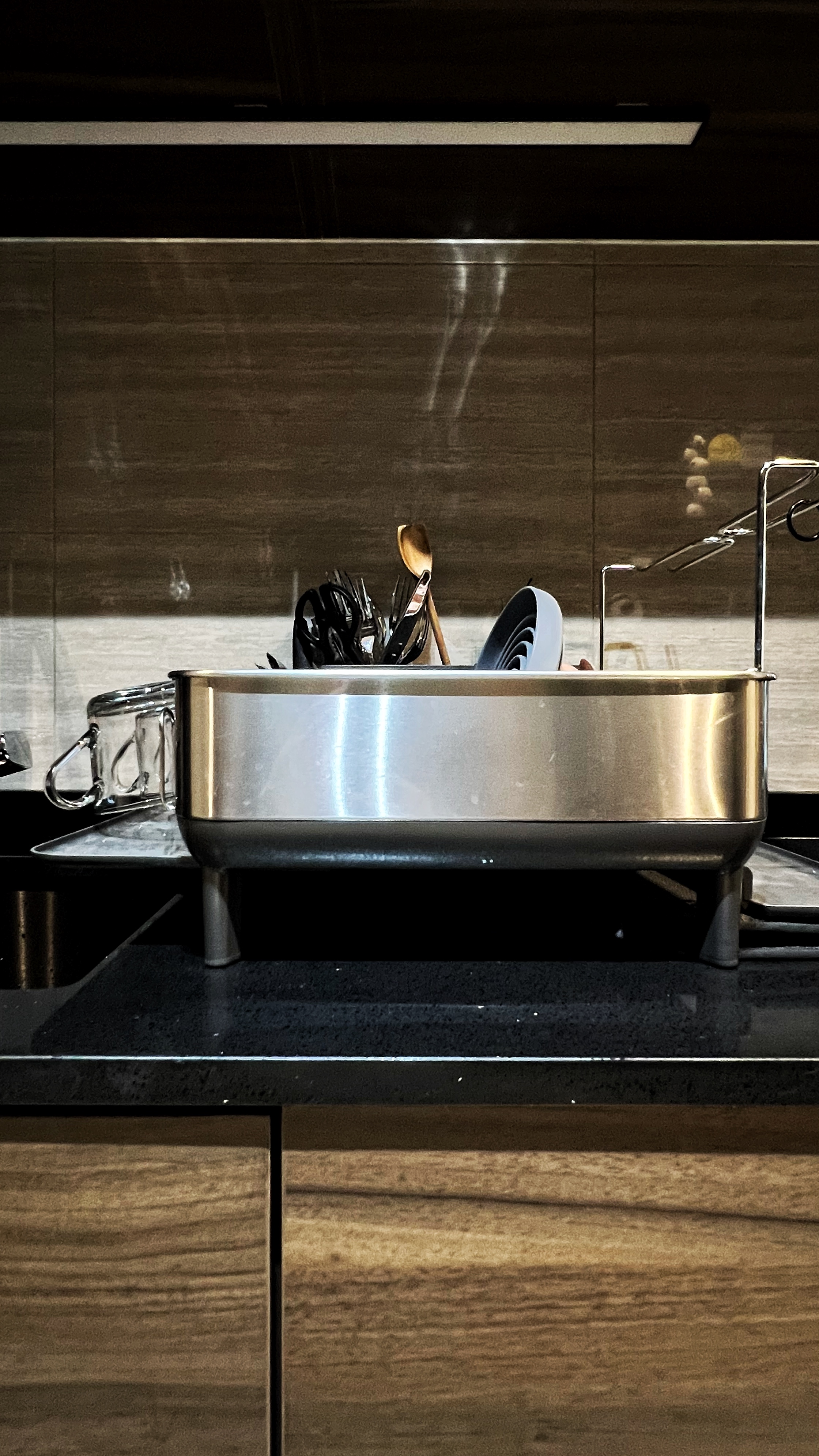 Cooking is an Adventure and This is My Launchpad! - silver pot, stainless steel, kitchen countertop, modern kitchen