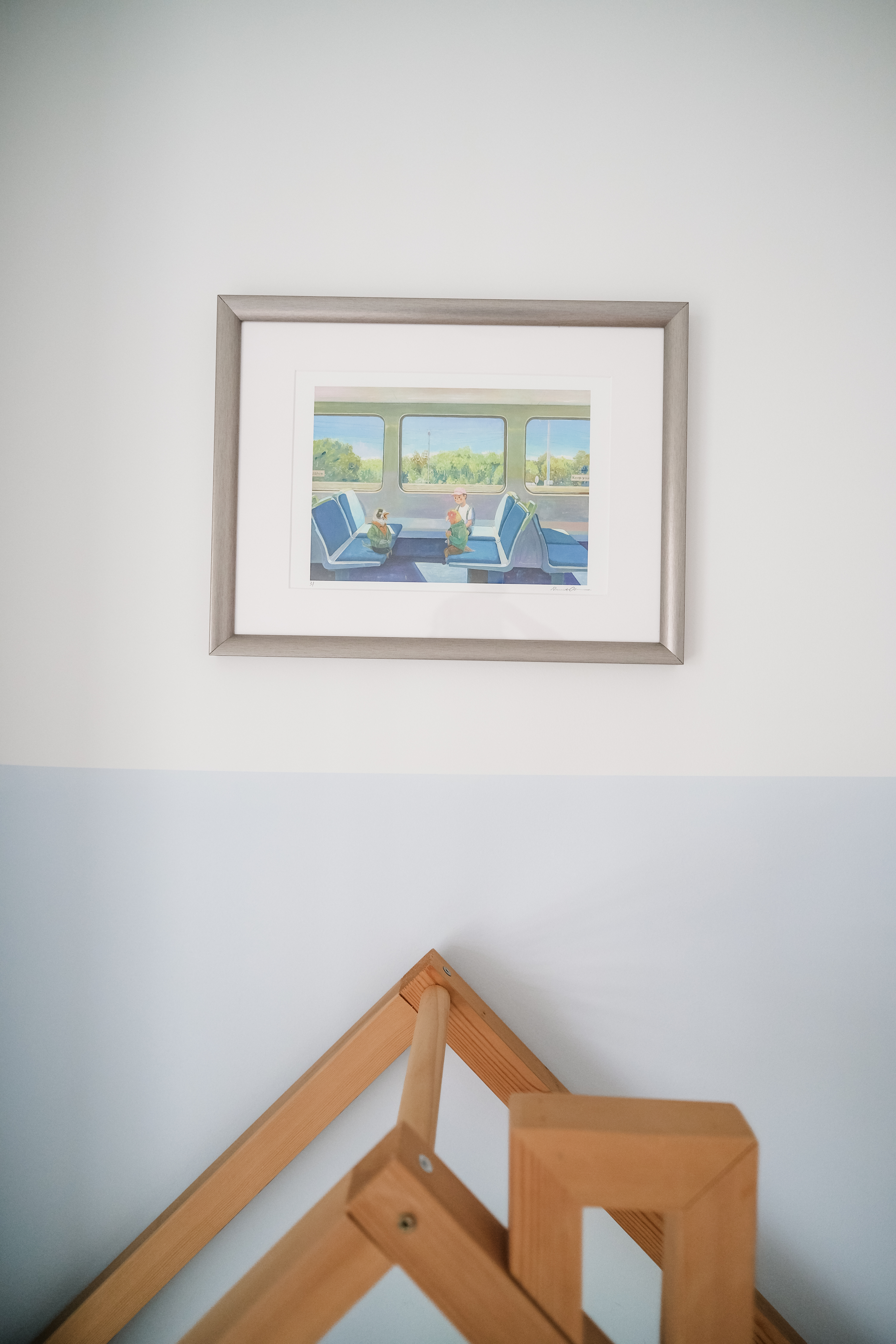 Playroom Design with Loose Furniture for Maximum Space and Flexibility - Interior art piece on white wall, Framed