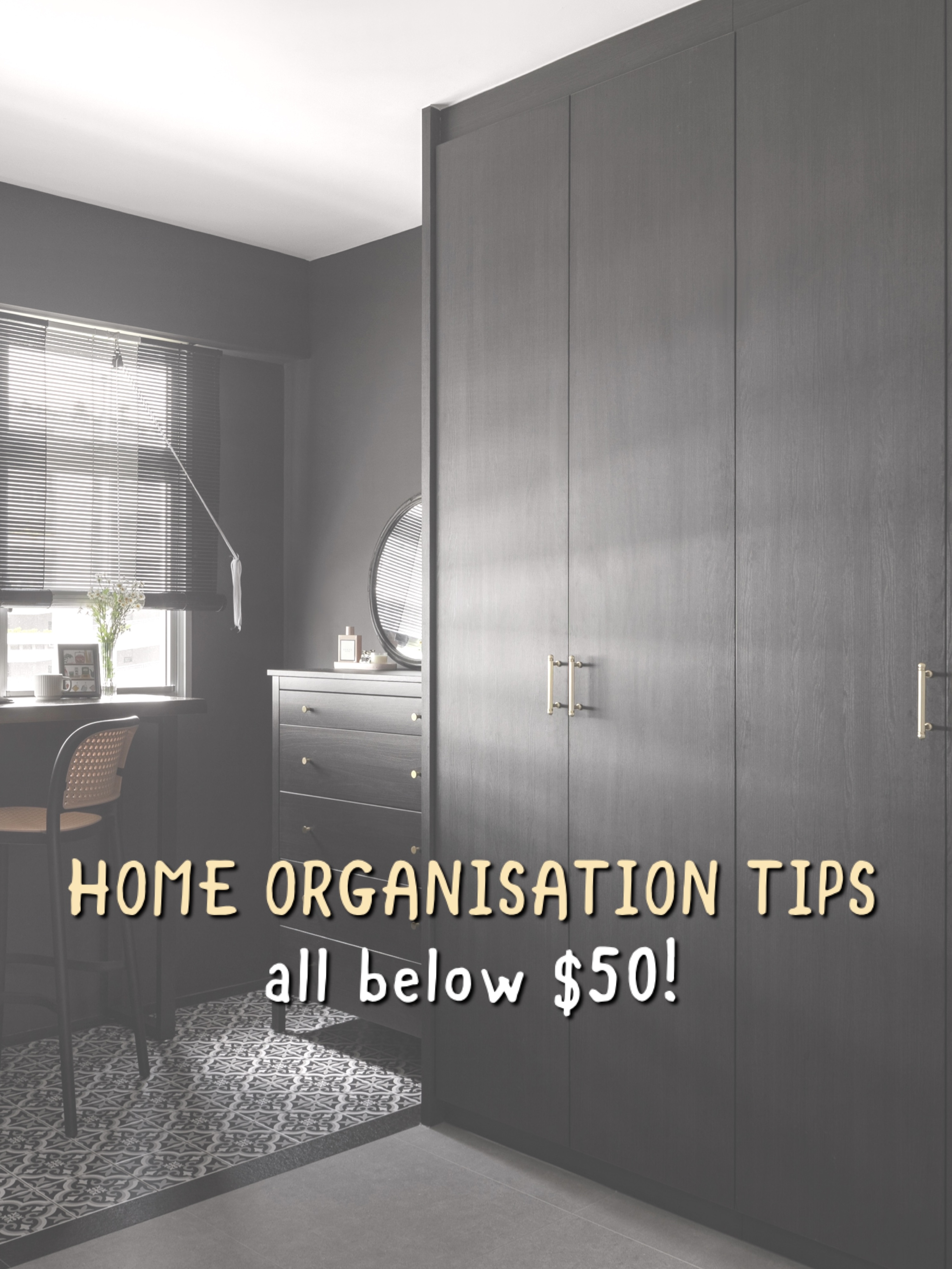 Simple home organisation tips you can try! - modern home office, minimalist design, sleek furniture, large window, pendant