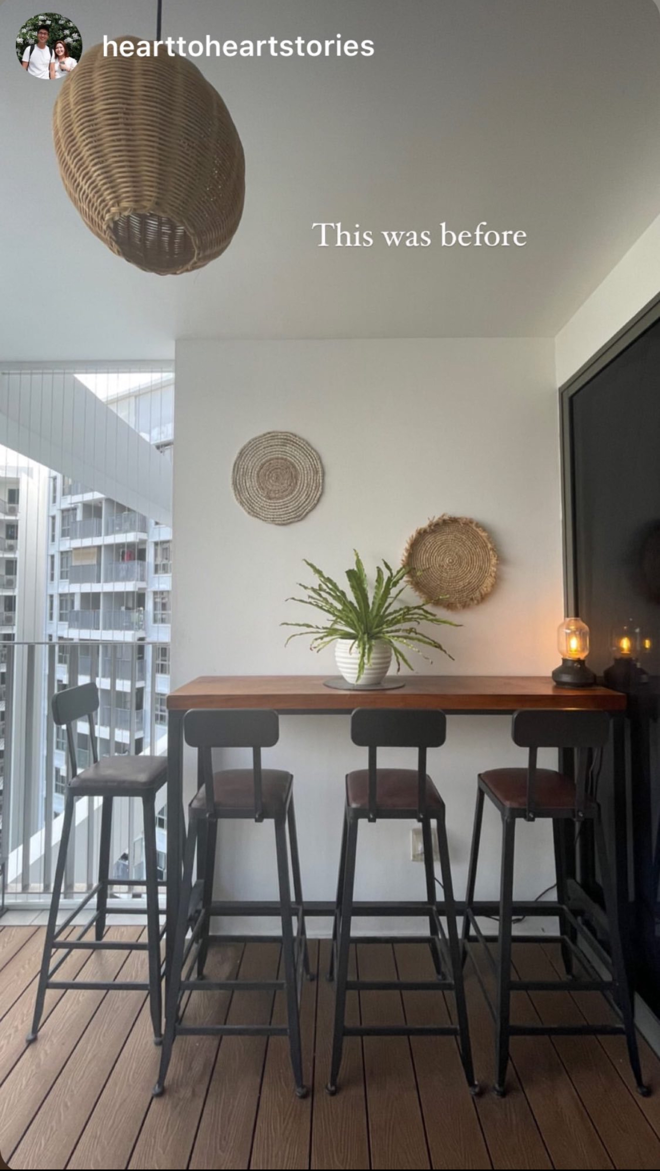 Our 10sqm Balcony: Outdoor Oasis That Makes Our DBSS Look Like A Condo - modern dining room, minimalist design, wooden dining