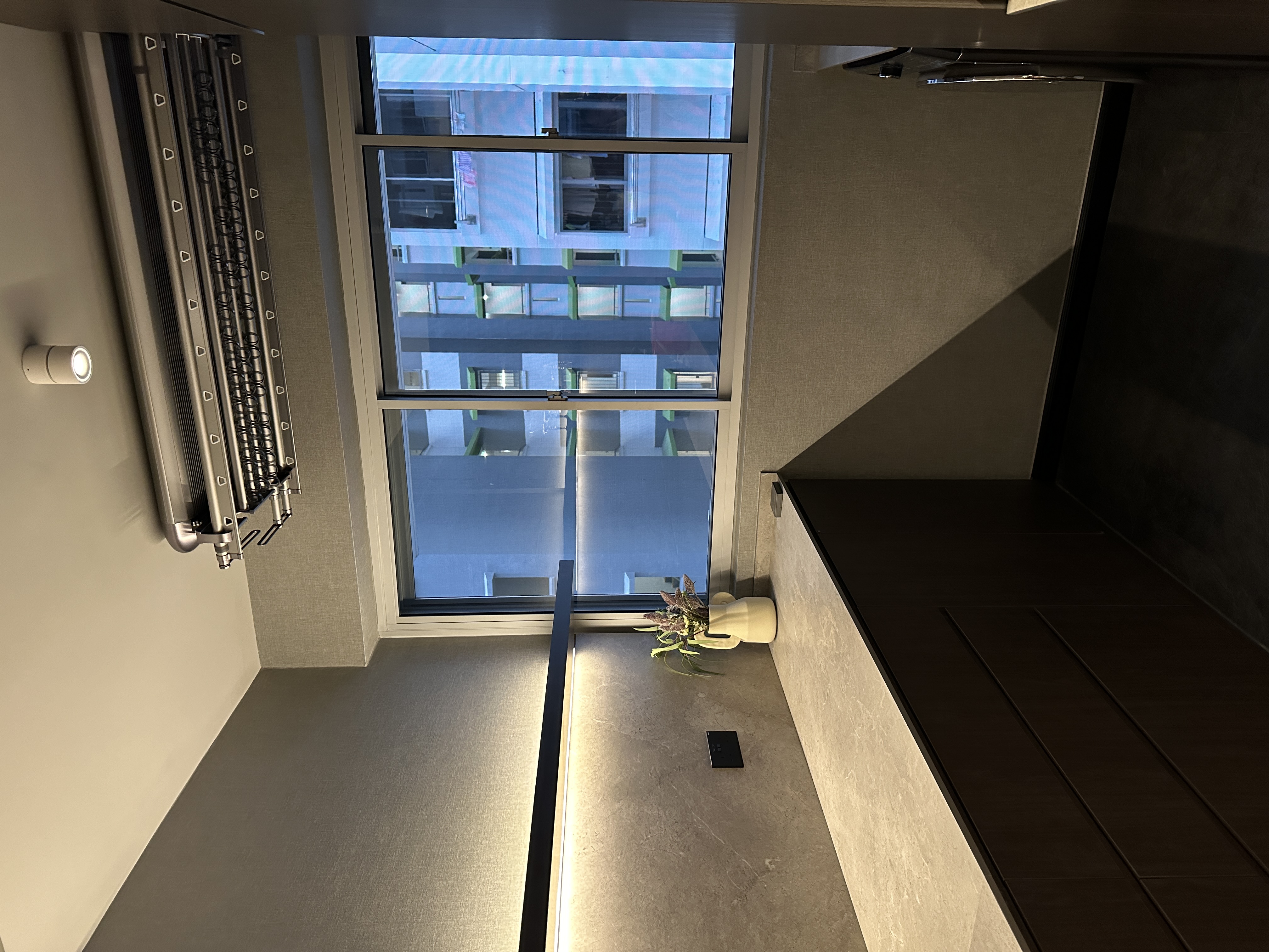Service Yard Hack: Extending Our Kitchen & Creating a Spacious Feel - Modern minimalist apartment, sleek window, large