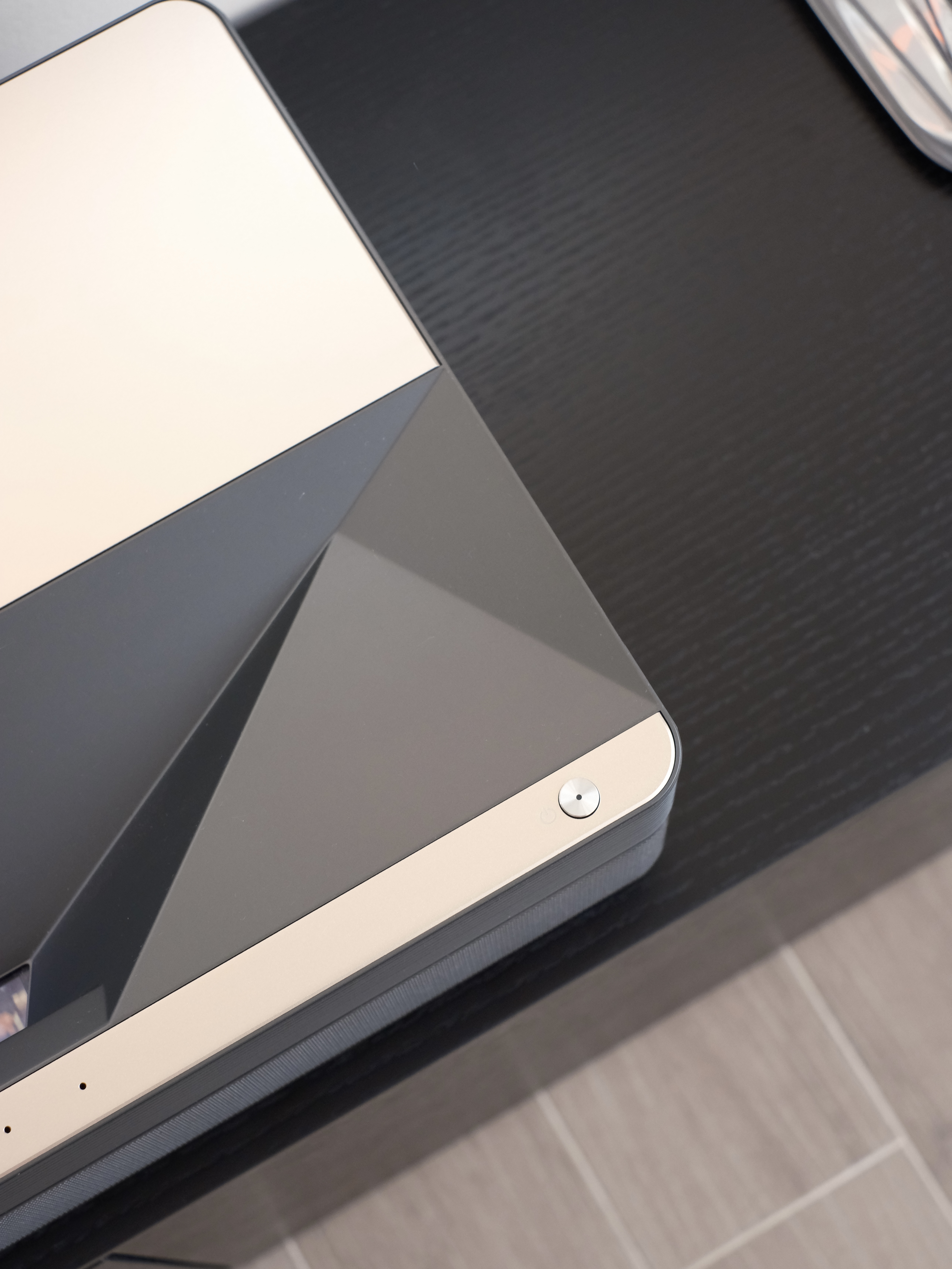 Why We're Obsessed with our Projector: The Best Home Investment - Modern tablet, sleek design, minimalist, metallic finish