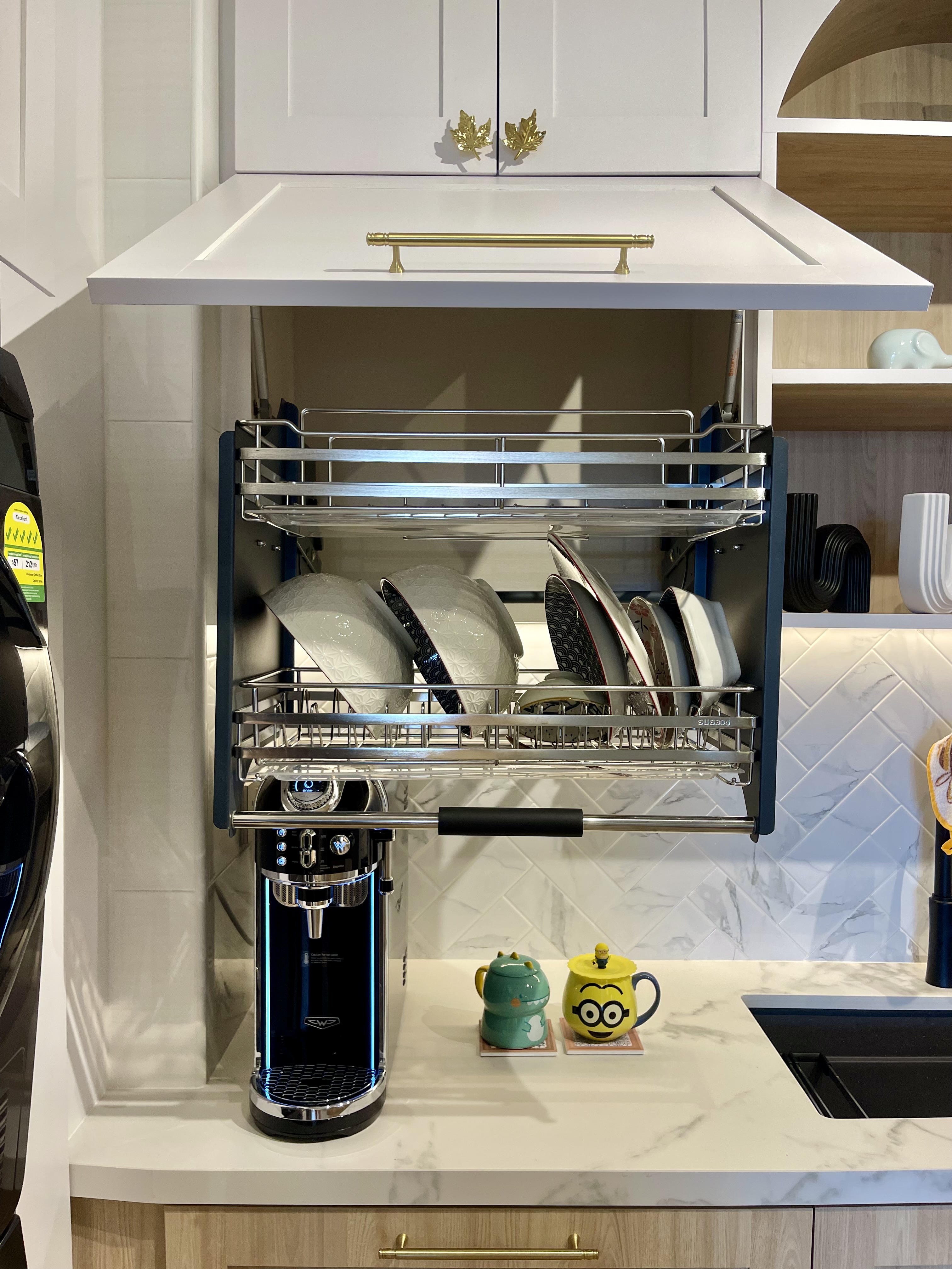 Keeping Our Open Concept Kitchen Clutter Free With Storage Solutions - Dishwasher, kitchen cabinets, modern design, stainless