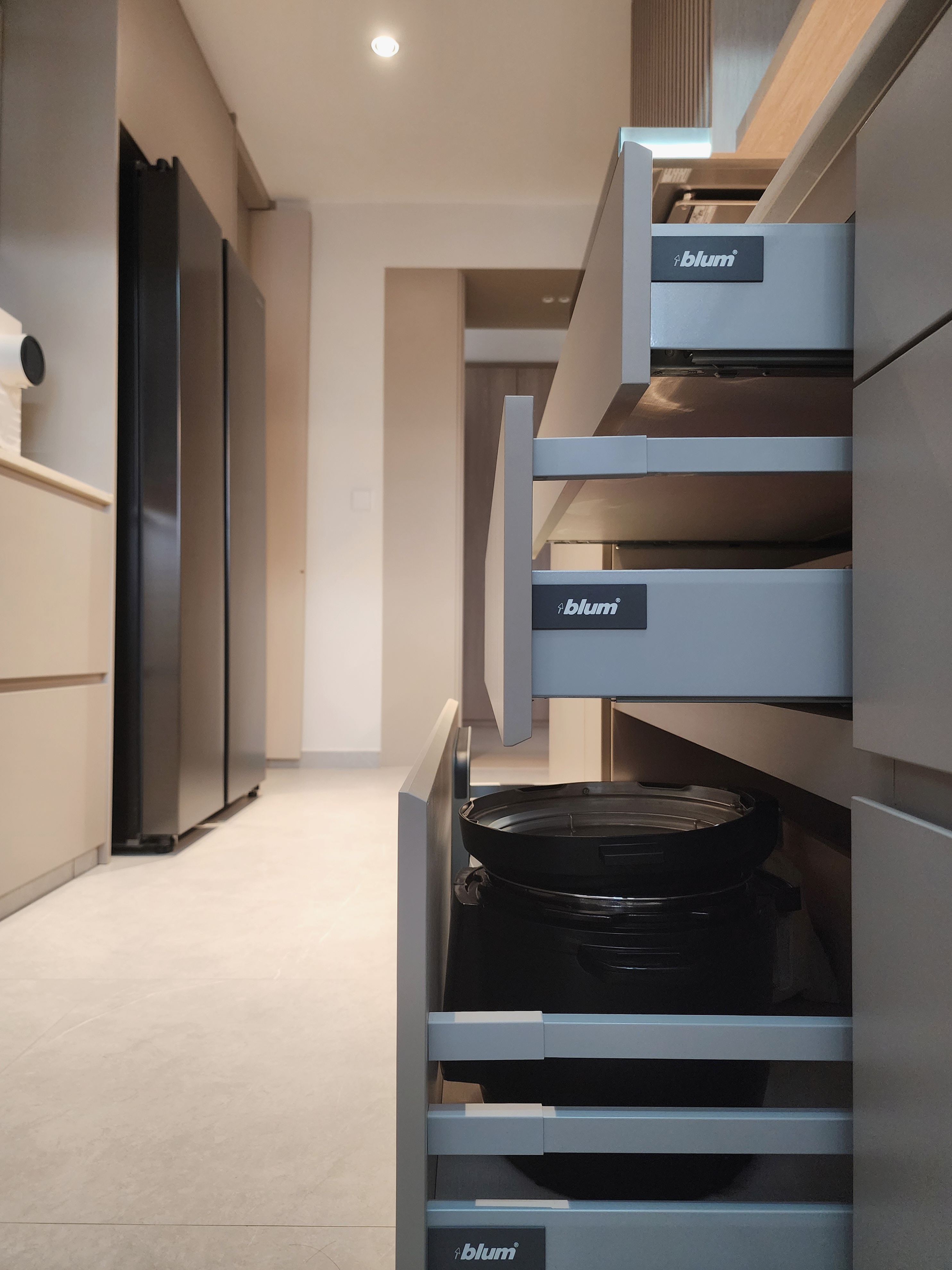 Our Kitchen Organisation: Peek Inside Our Cabinets & Drawers 👀 - modern kitchen, compact storage, under-counter drawers