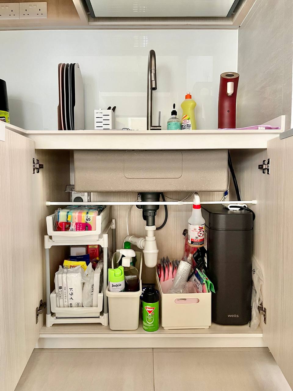 Kitchen Organisation and Reno Regret - Organized storage, compact design, multi-functional, practical storage, under-counter