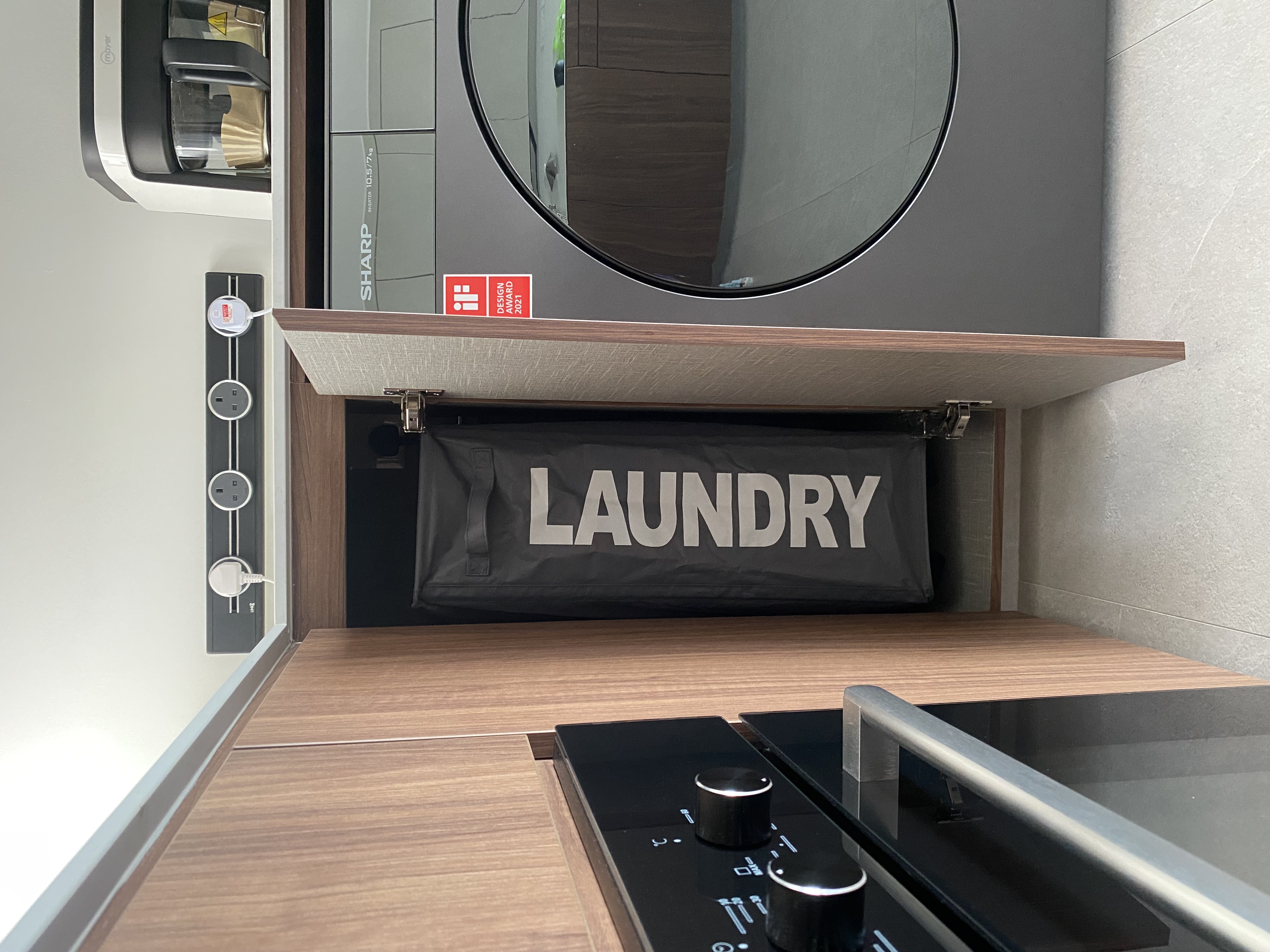 Stuff we keep in our small kitchen and how we did it ✨ - Modern compact kitchen, sleek design, integrated appliances