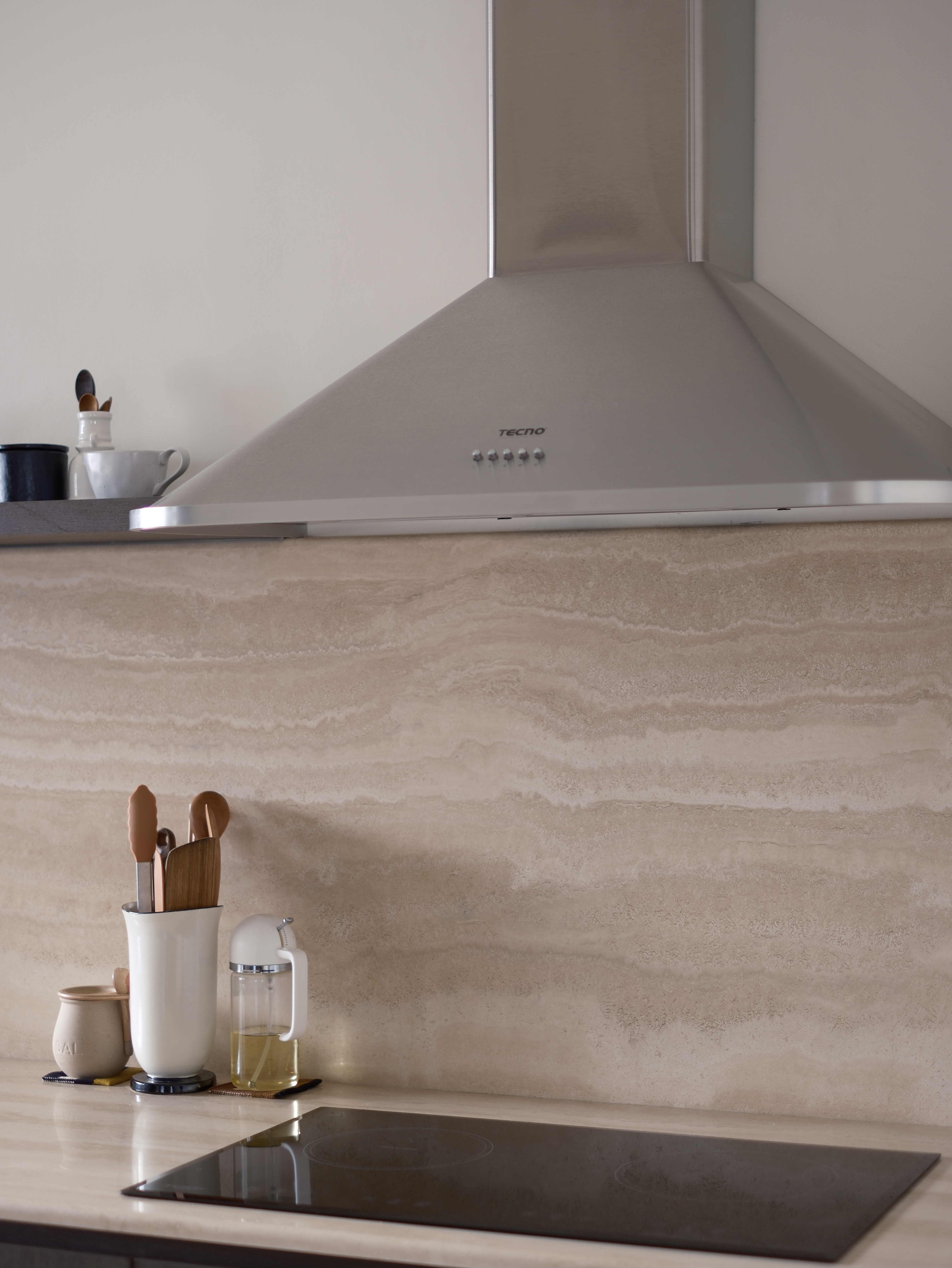 Keeping our Open Kitchen Clutter-free: Out of Sight, Out of Mind - Kitchen countertop, modern kitchen, stainless steel