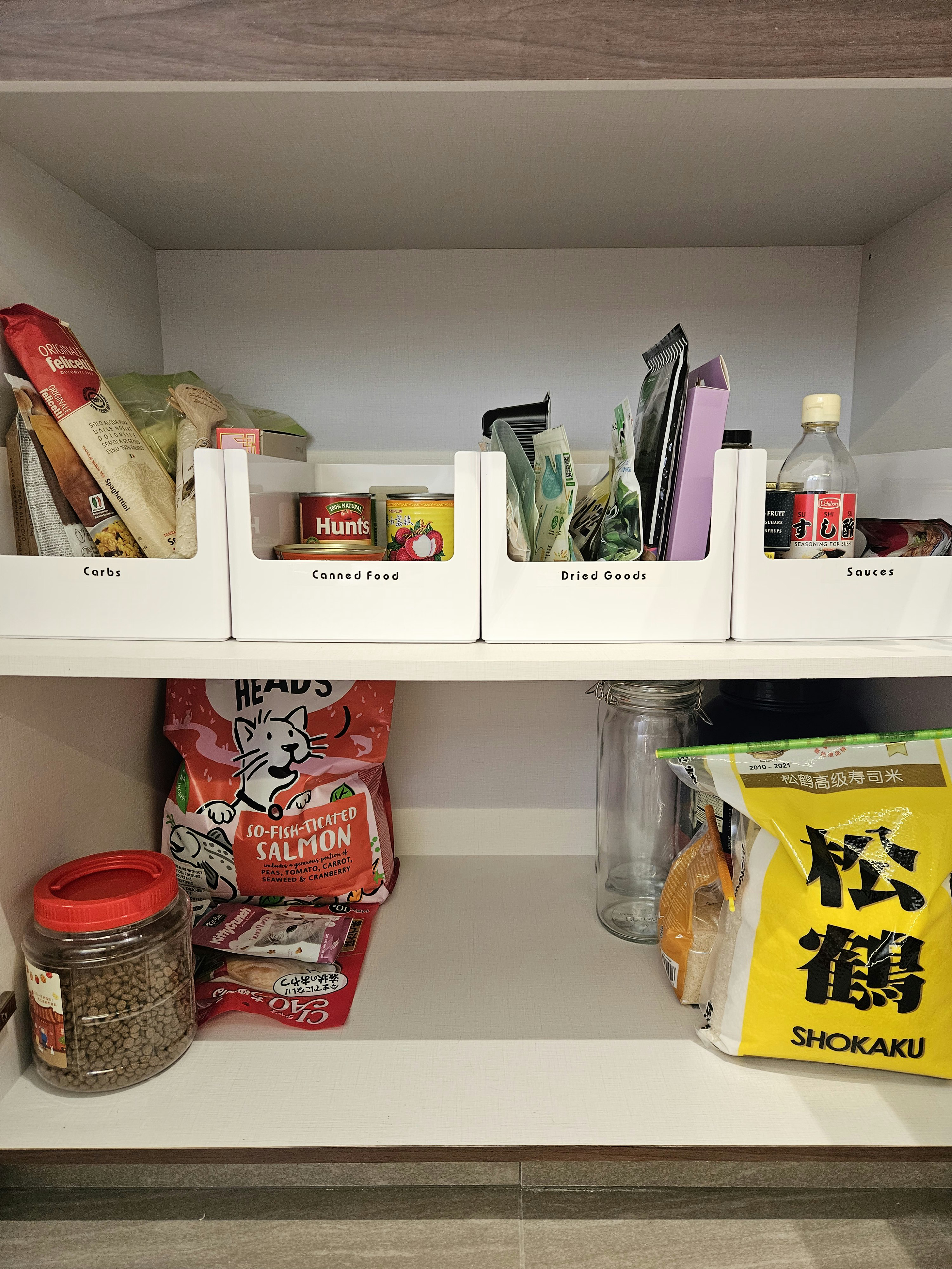 Kitchen Organisation: Our Favourite Storage Solutions - Carbohydrates, Canned food, Dried Goods, Sauces, Head's Fish-Tied