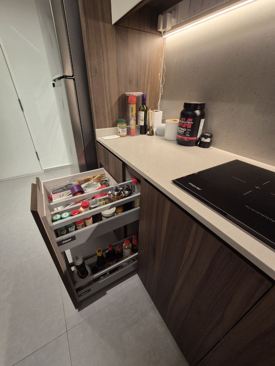 Kitchen Organisation - taking ideas from my parents' kitchen into mine - Kitchen countertop, modern kitchen, open drawer