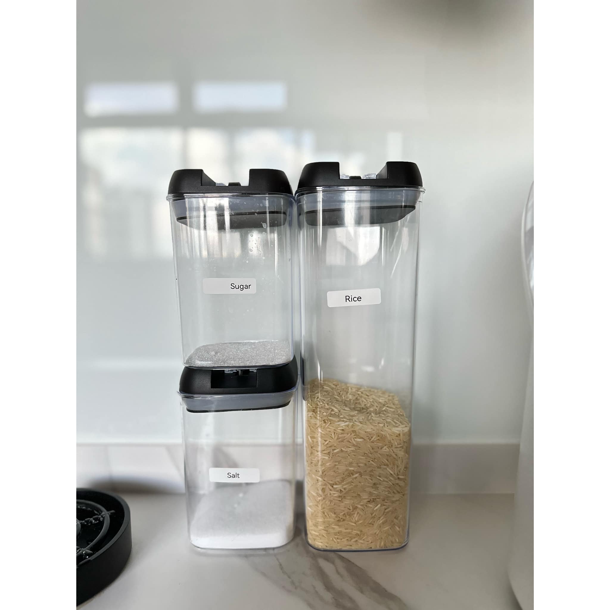 Organisation Lesson 101: 7 Tips To Getting Organised(Kitchen Edition)  - Sugar, rice, salt, blender, ingredients, kitchen
