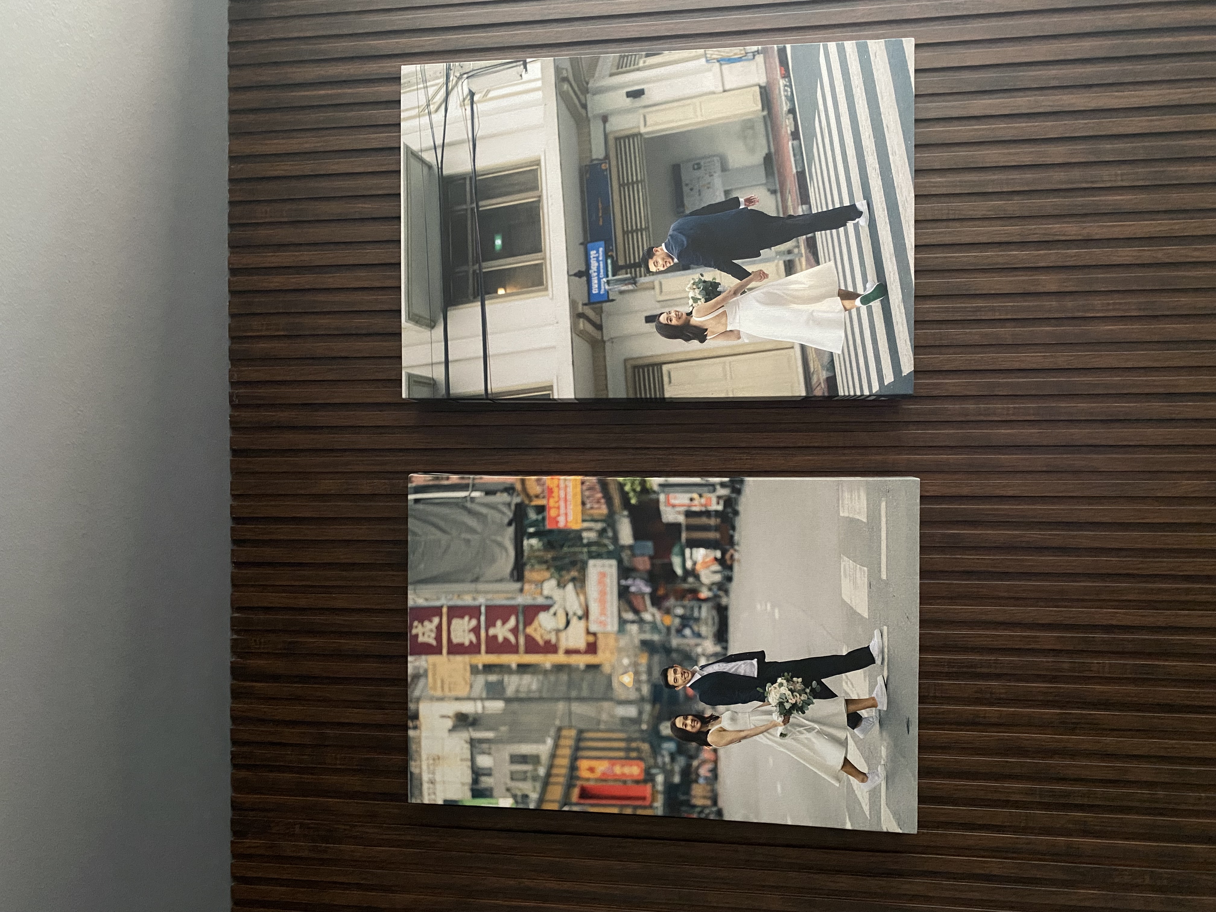 Aesthetic decorative, functional homewares at our place - ruffle dress, wedding photo, city street, couple walking, formal