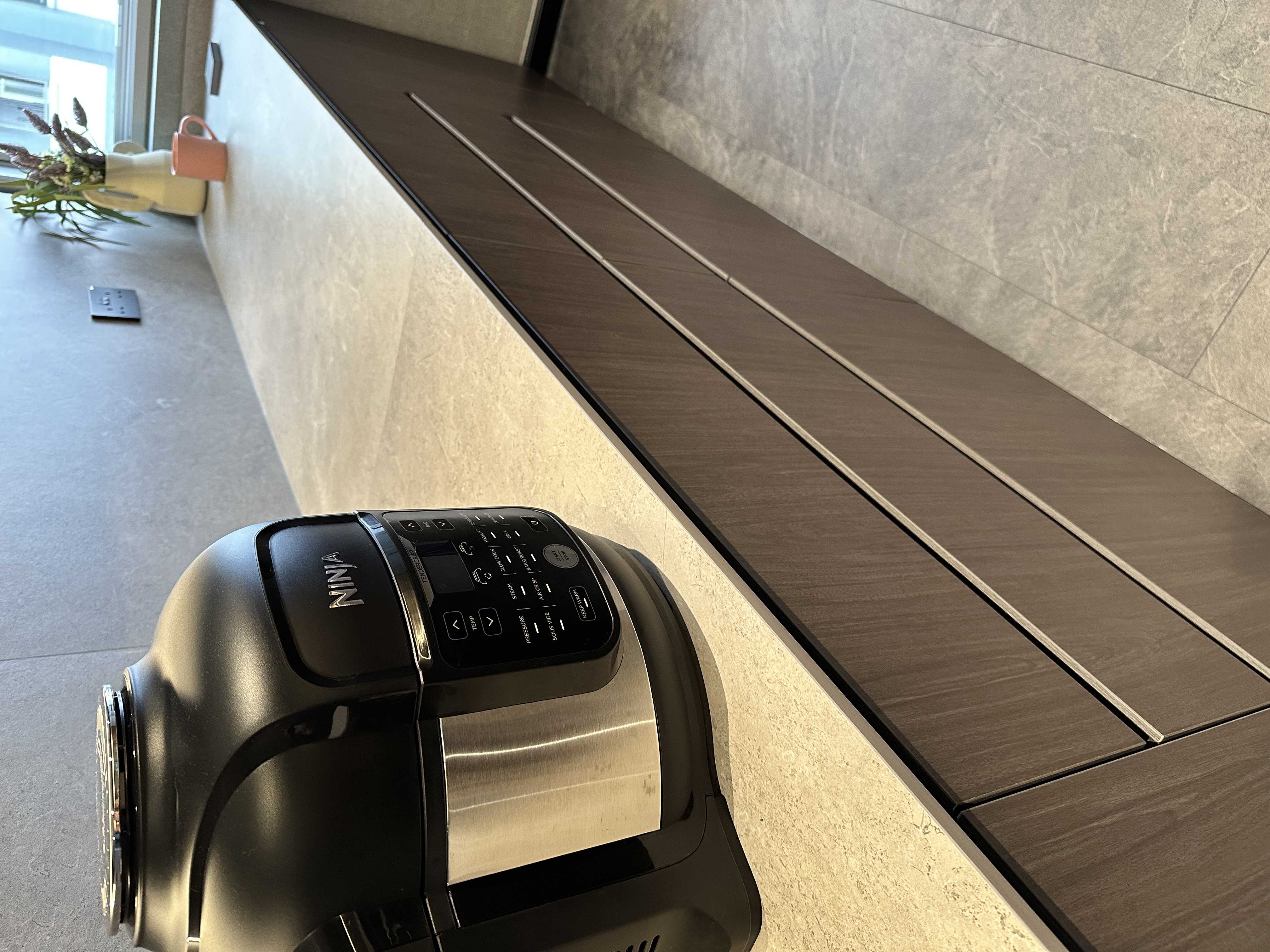 Maximizing Space with Style: Our Minimalist Luxe Kitchen Setup - smartphone, modern, minimalist, sleek, wall-mounted, coffee