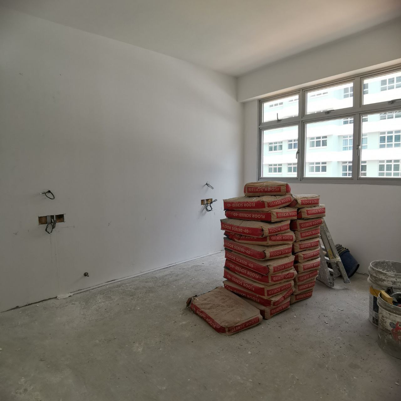 Why we will definitely get an ID for renovation!  - unfinished room, construction site, unfinished walls, bare concrete