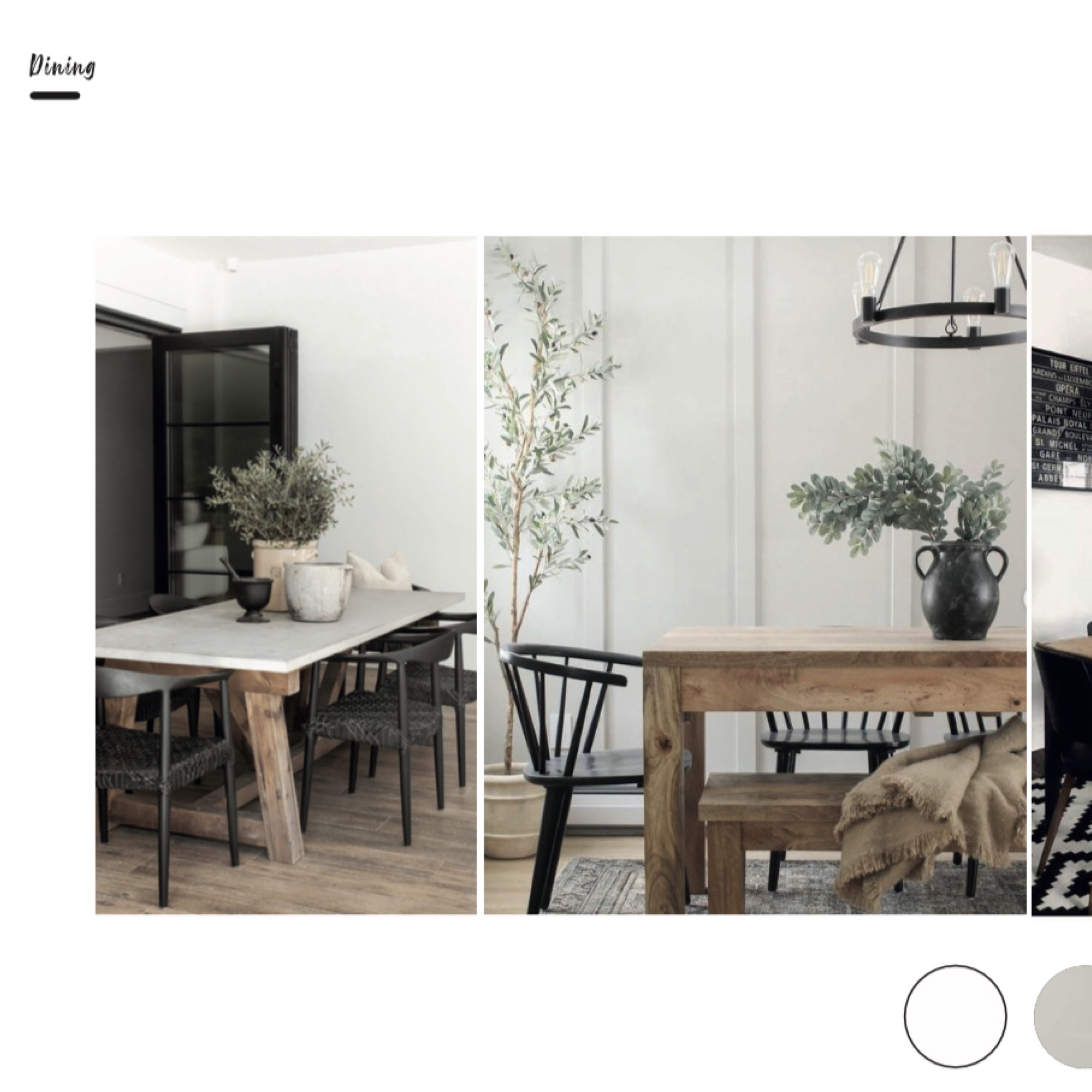 Why we will definitely get an ID for renovation!  - Modern dining room, minimalist decor, natural elements, rustic furniture