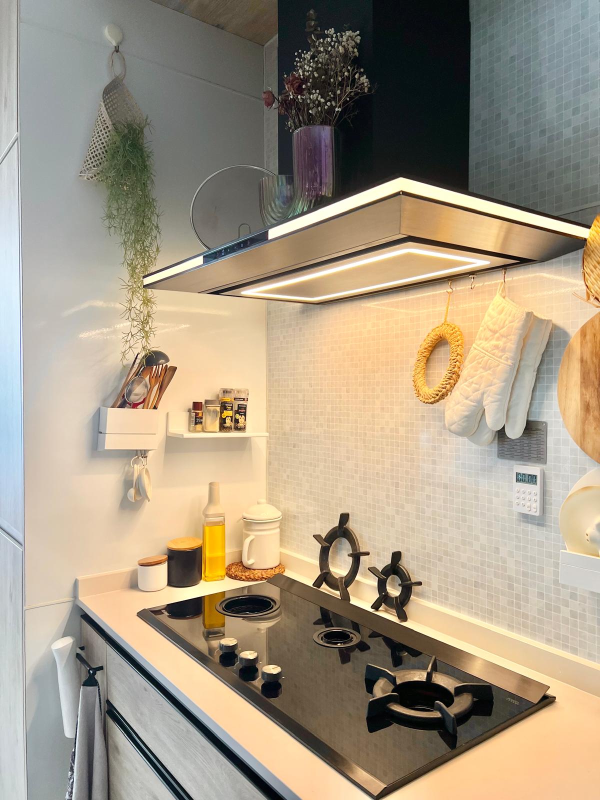 A Little Mess, A Lot of Love | My Cozy Kitchen Corner - modern kitchen, contemporary design, sleek appliances, stainless