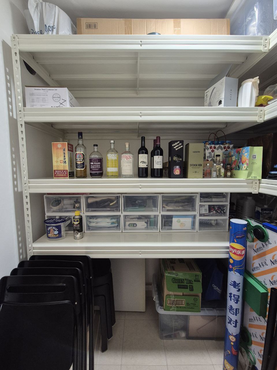 Bomb-Shelter:-racks-and-organisation-storage-of-all-sorts