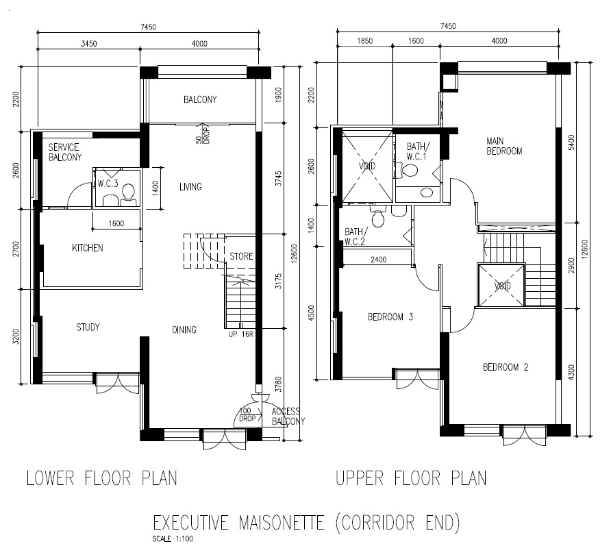 Journey to the west - The beginning of a Modern, Minimalist Maisonette - Living area, Kitchen, Dining, Study, Balcony