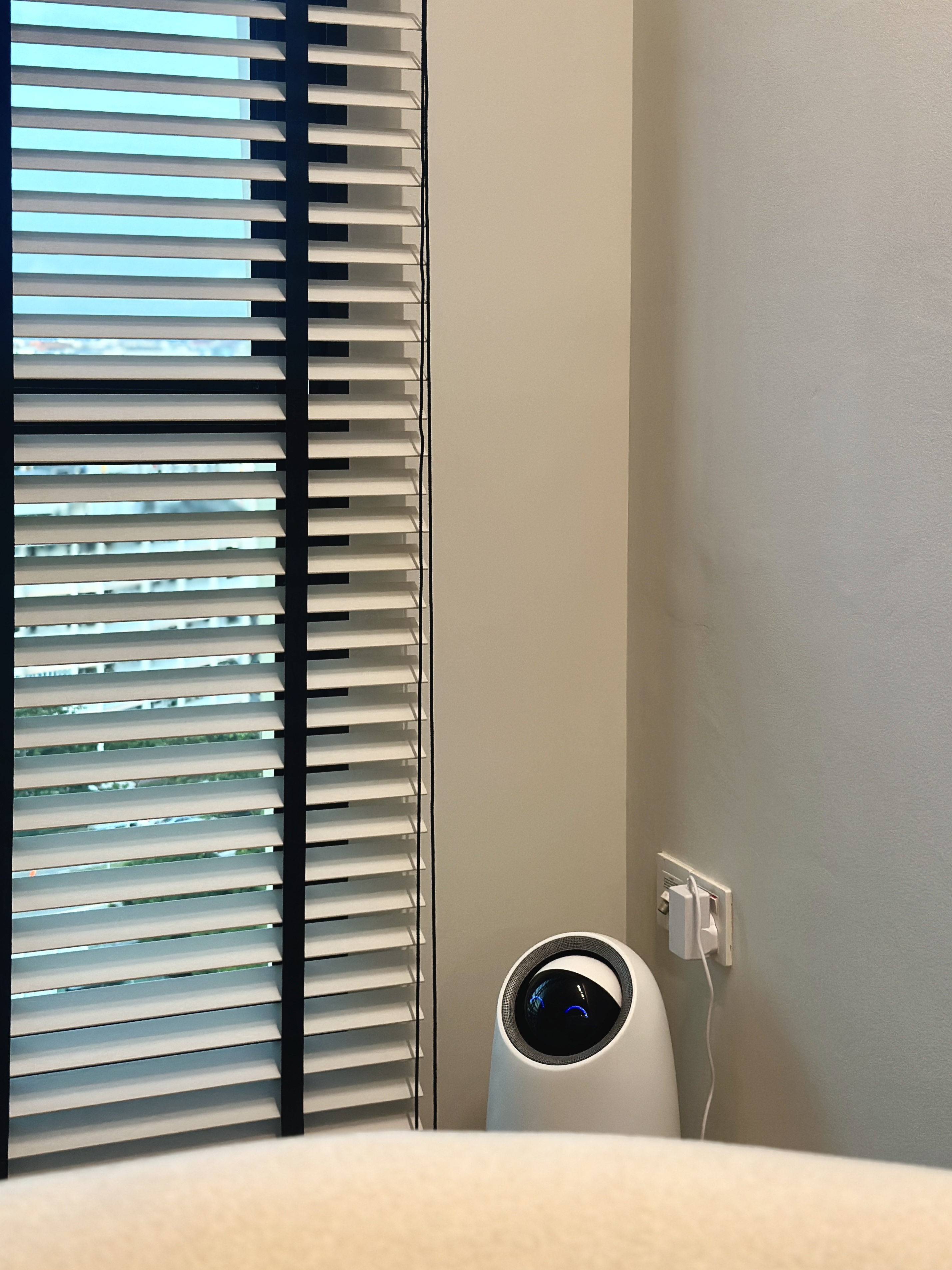 Living Room with No Built-ins | Modern Minimalist in the East <$40K - Blinds, window, blinds, light, indoor, room, modern