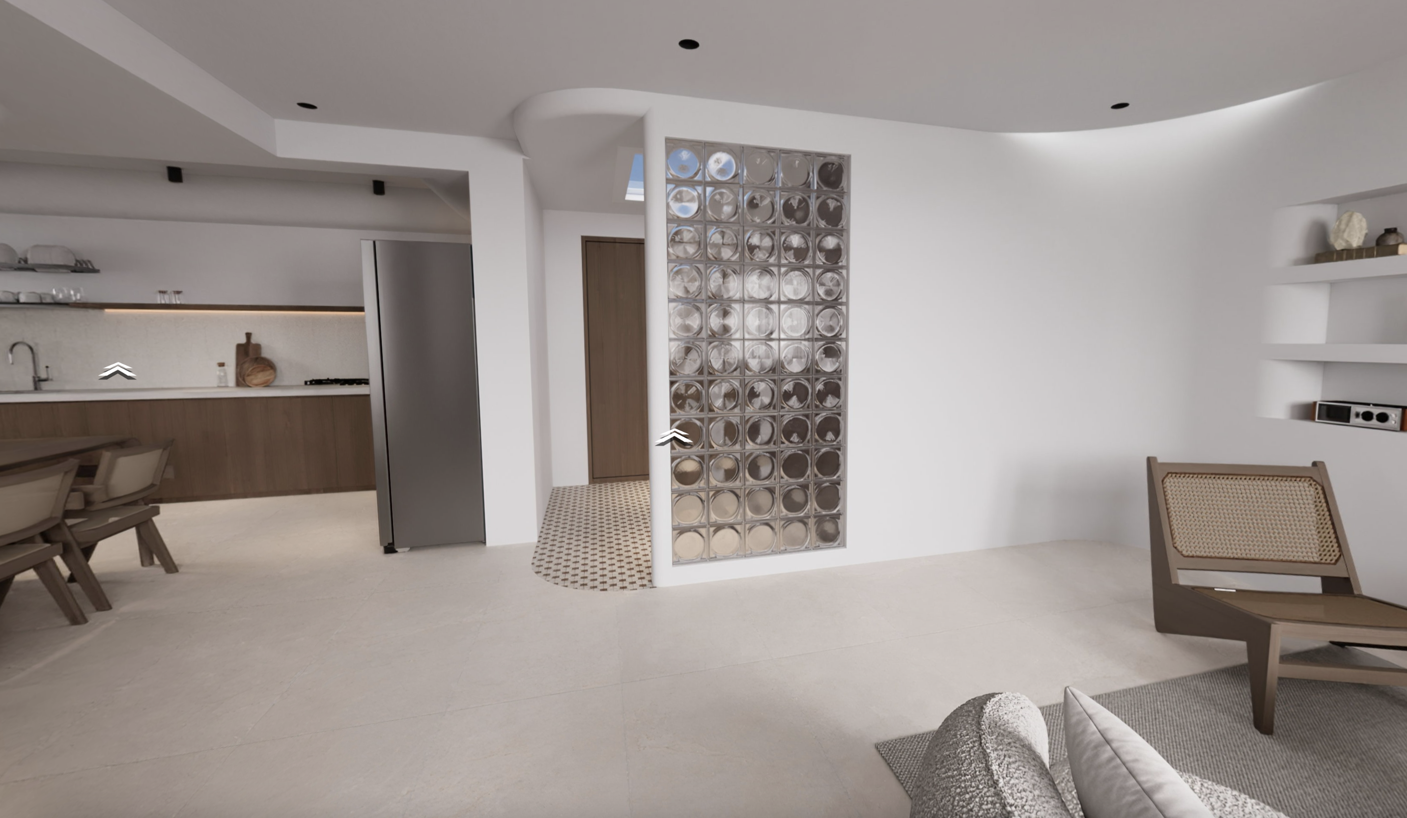 Feng Shui Meets Personal Flair: Our Loafy Haus BTO Adventure! - Modern minimalist kitchen with sleek stainless steel