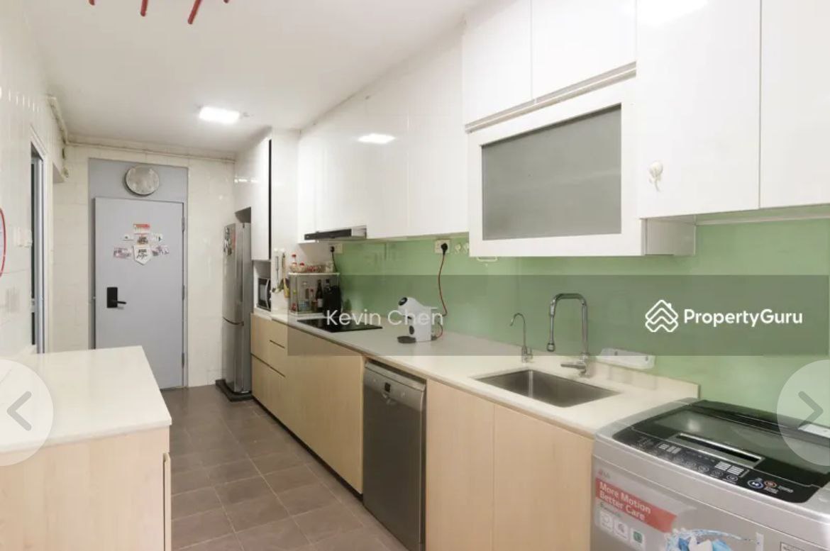 Kitchen: build our dream kitchen with us from scratch (literally) - Kitchen with modern appliances, light-colored cabinetry