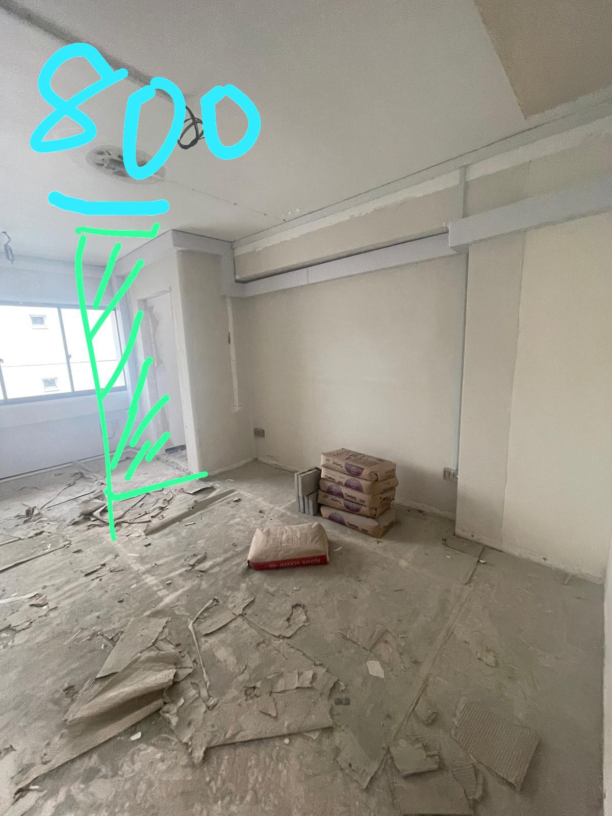 The Walk-In Wardrobe that Wasn't Planned - unfinished room, renovation in progress, construction site, walls being painted