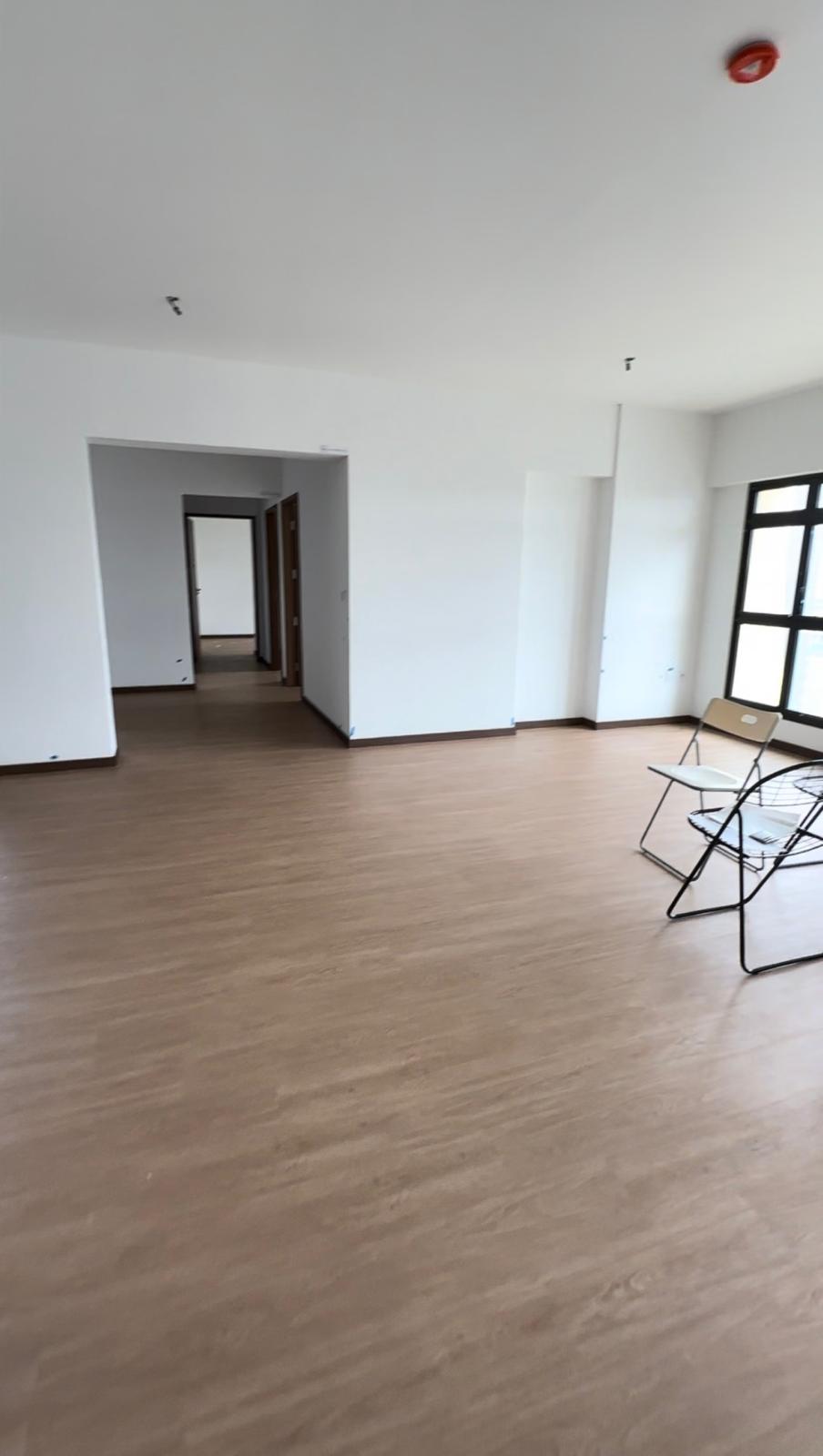Before & After: Japandi Luxe Living Room ($210k reno) - Modern minimalist apartment, spacious room, wooden flooring, white