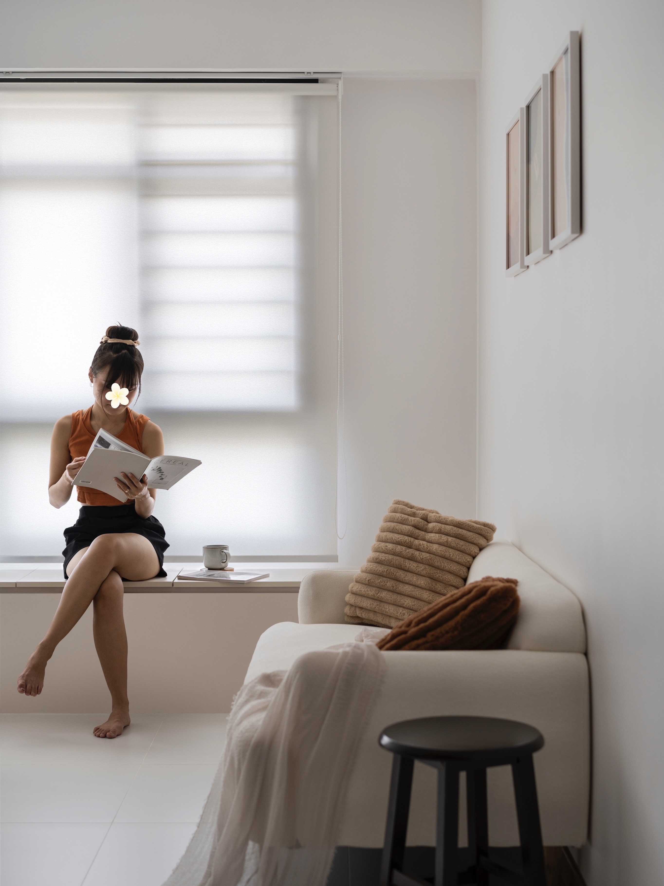 Our Cosy Minimalist Living Room: Where Endless Possibilities Unfold - Modern living room, cozy atmosphere, minimalist decor