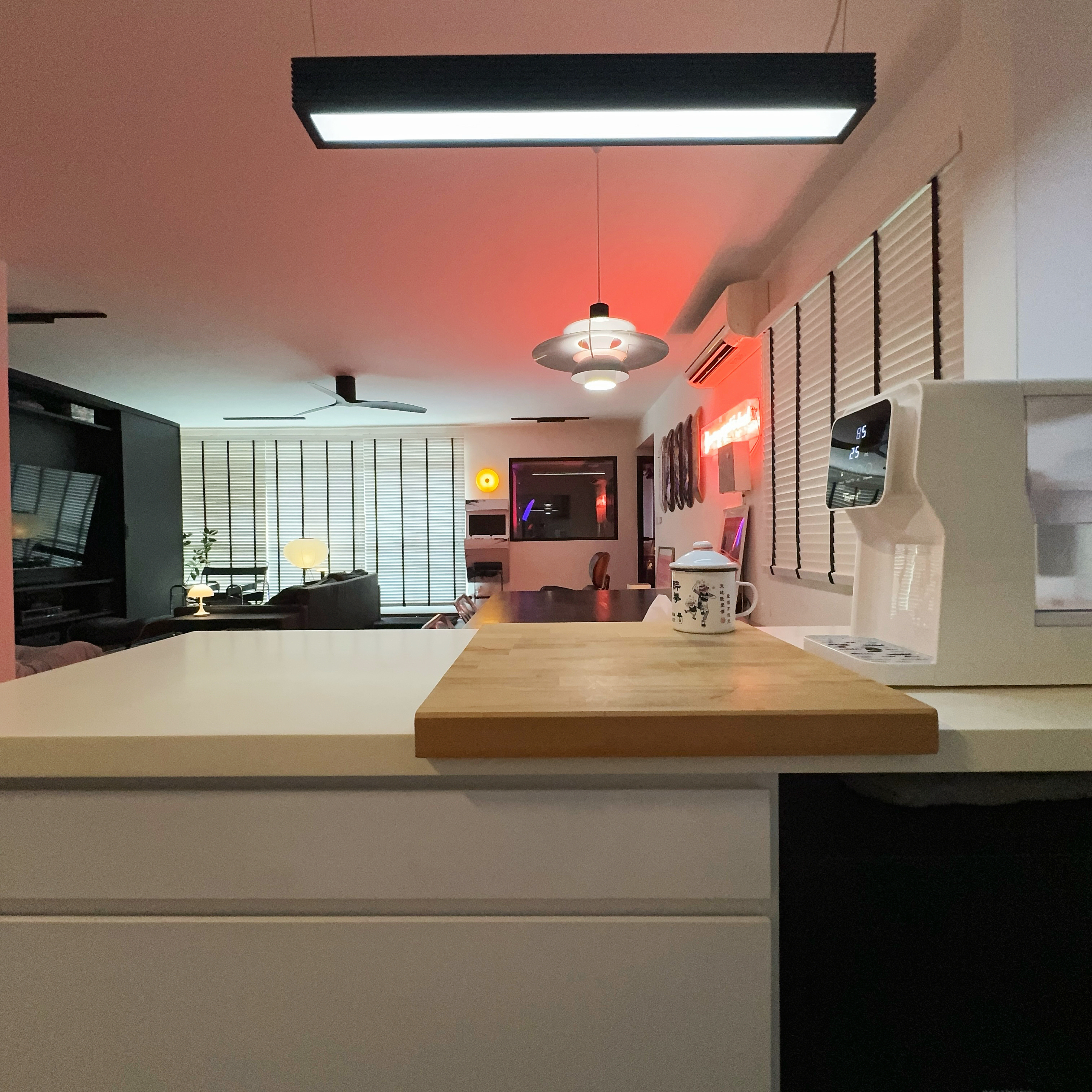 Simplicity in Style: A Tour of Our Minimalist Kitchen with A Twist - Modern living room and kitchen interior, minimalist