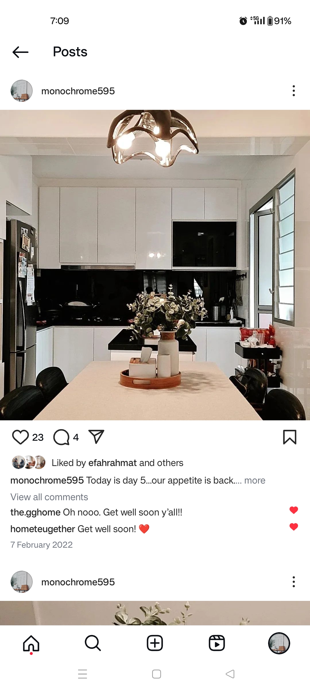 Our airy black & white kitchen! - Modern kitchen interior, contemporary design, stylish decor, minimalist space, sleek