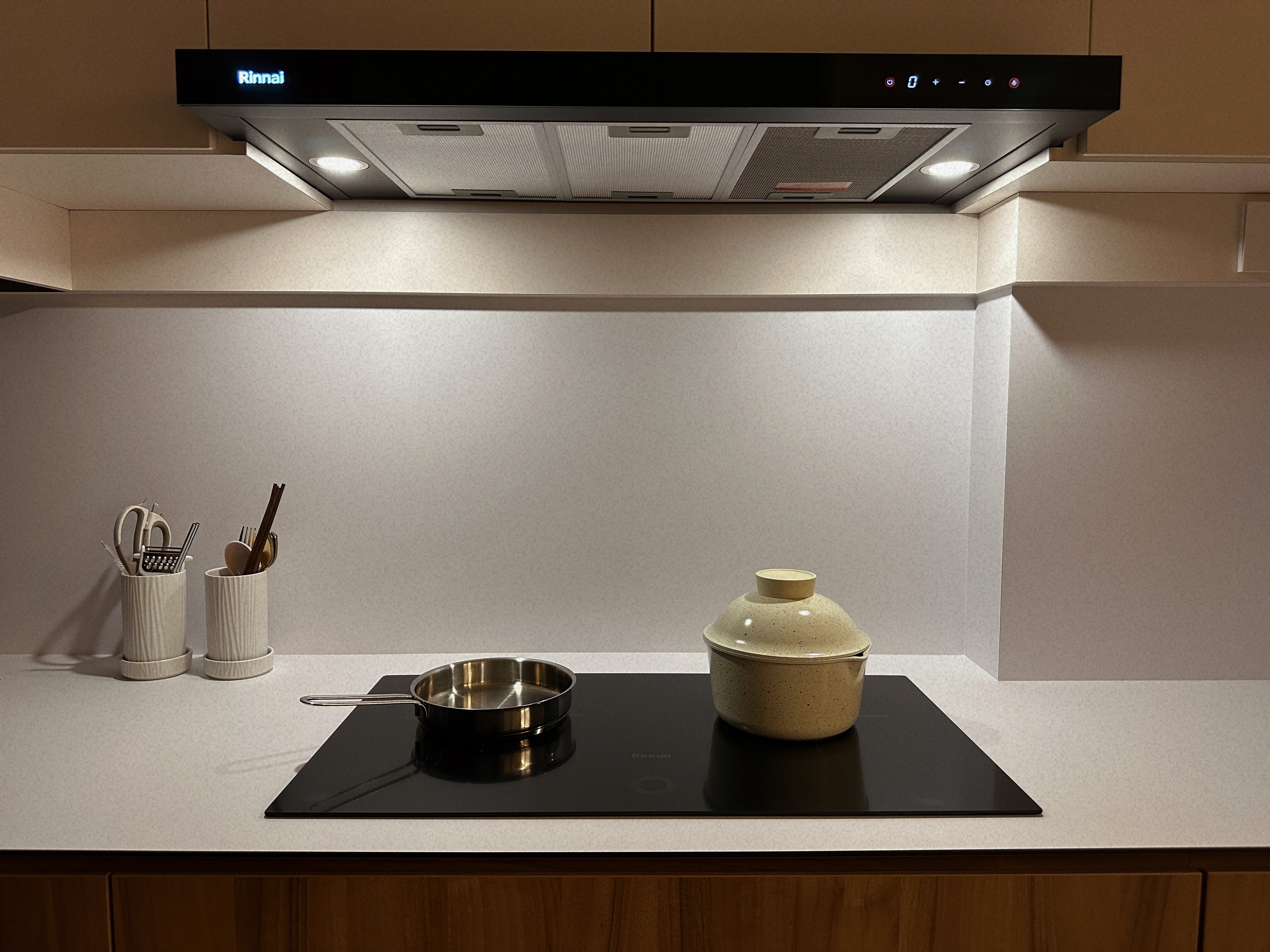 Our Open-Close Kitchen: Where Maximum Enjoyment Meets Minimum Chores - Modern kitchen, sleek design, under-cabinet lighting
