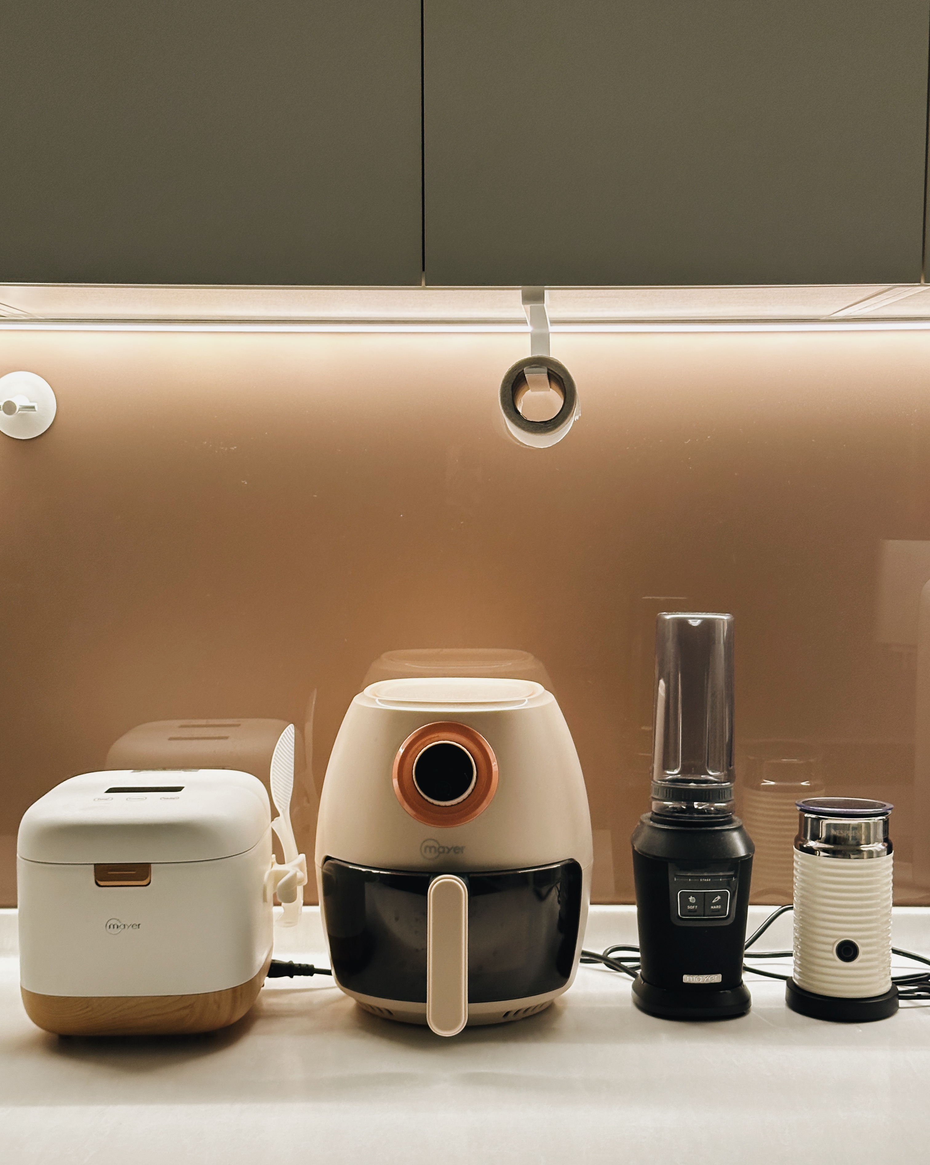 Minimalist Kitchen Essentials: Making the Most of Small Condo Spaces - White toaster, beige and black appliance, soft mode