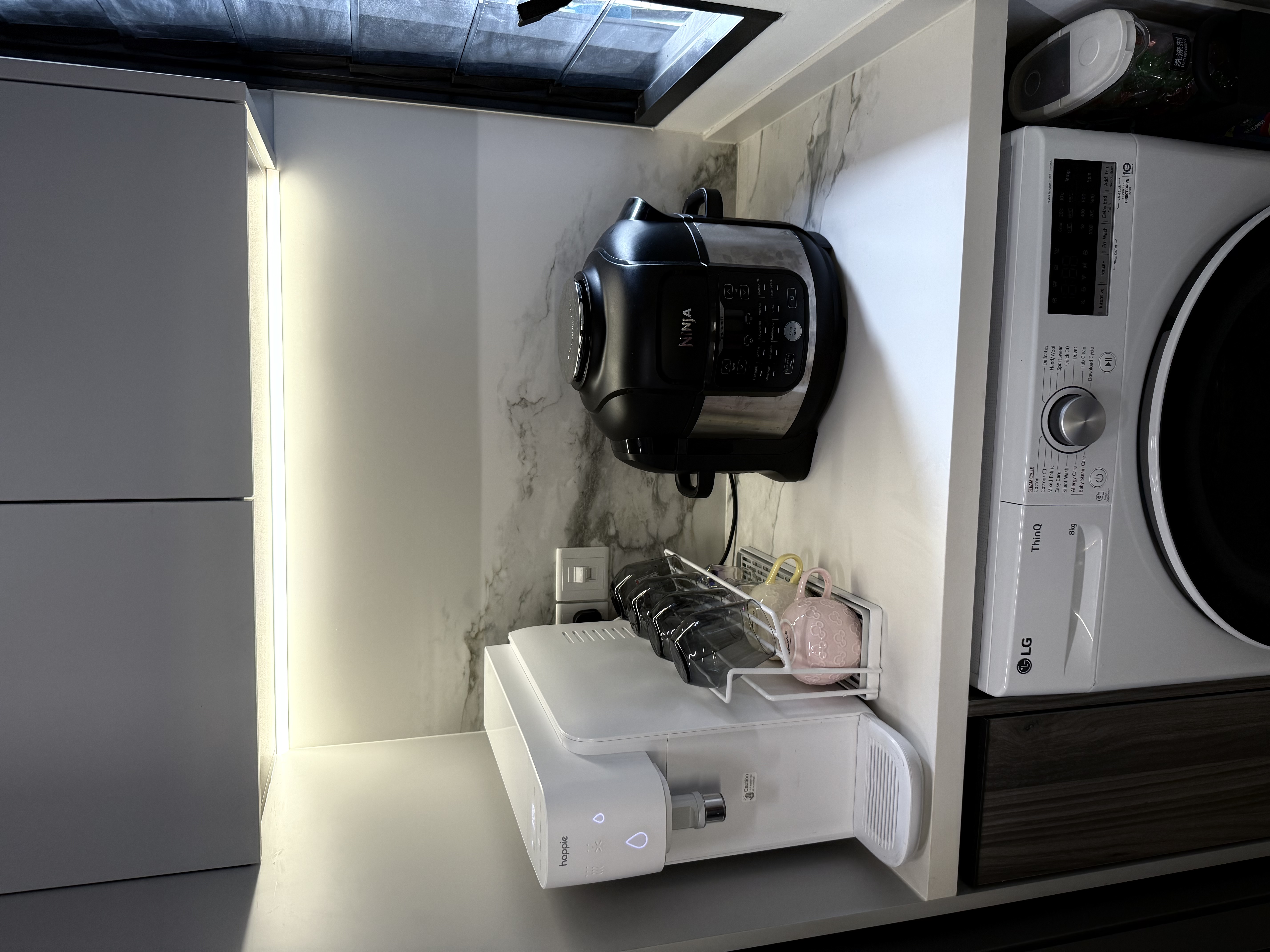 Our Gallery Kitchen: Yay or Nay?  - microwave, kitchen, appliances, modern kitchen, under-counter, coffee maker, rice cooker