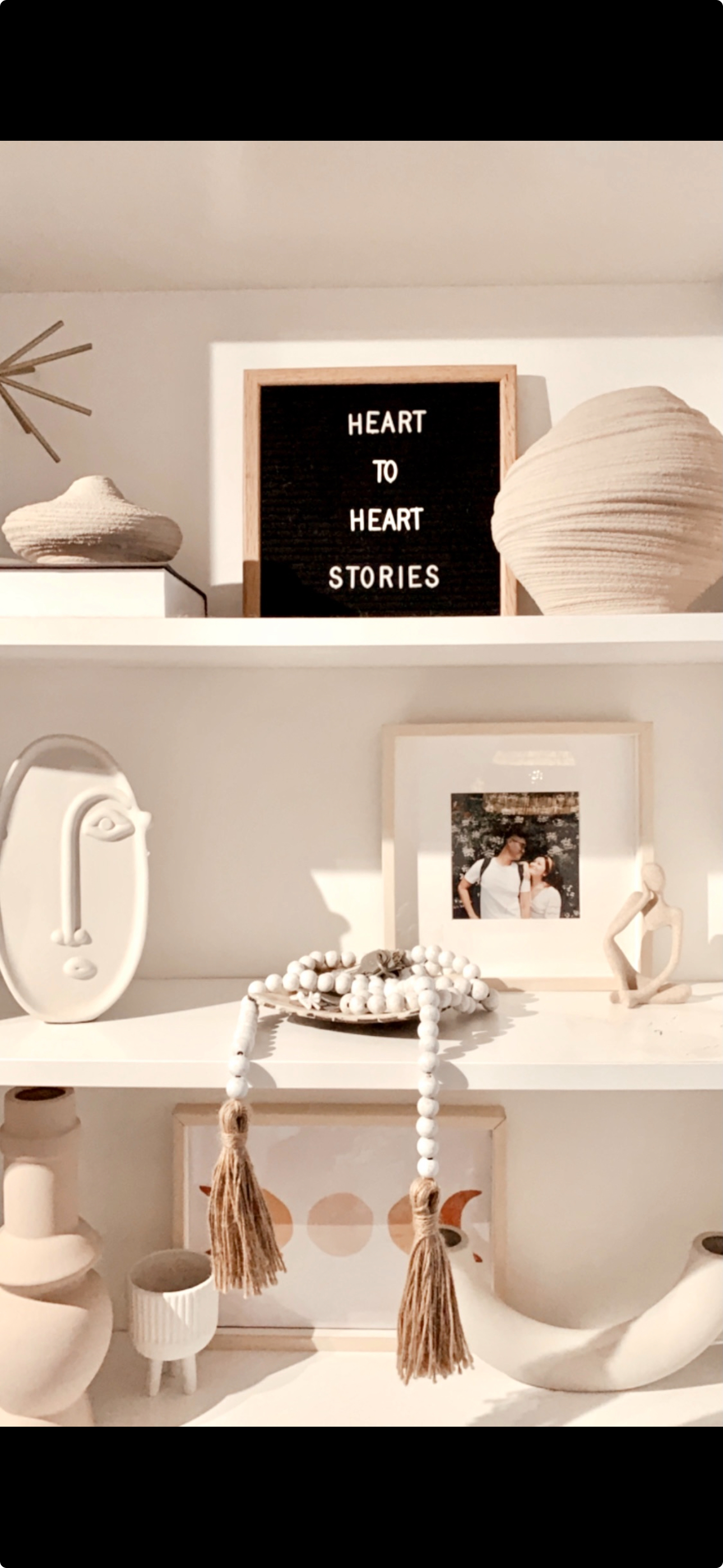 Before & After: Our Entryway With Styling VS Without Styling  - blackboard sign, heart to heart stories, minimalist decor