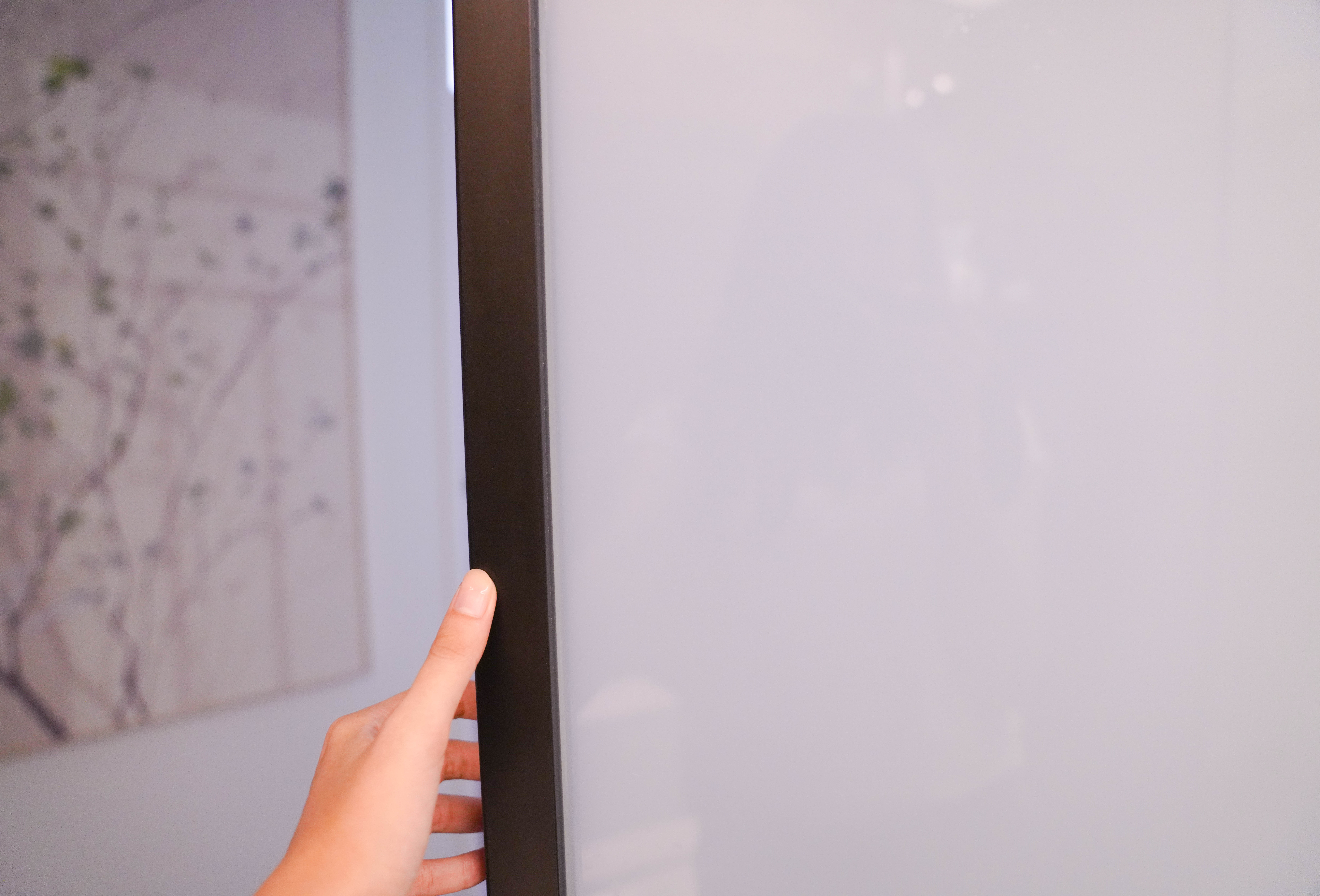 Resort-like Common Bathroom (+Smart Toilet @ $450) - Hand, touch, screen, minimalist, modern, sleek, vertical, black, frame