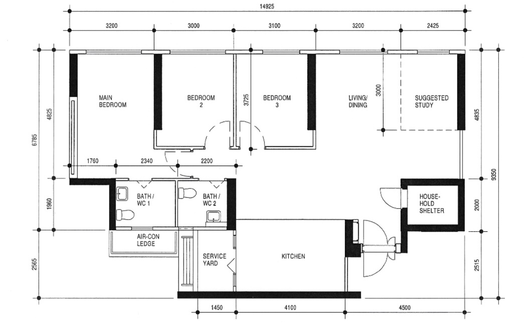 The One With The $80K Glow-Up: Our Modern-Minimalist 5-Room HDB 🏡 - Main bedroom, bedroom 2, bedroom 3, living/dining