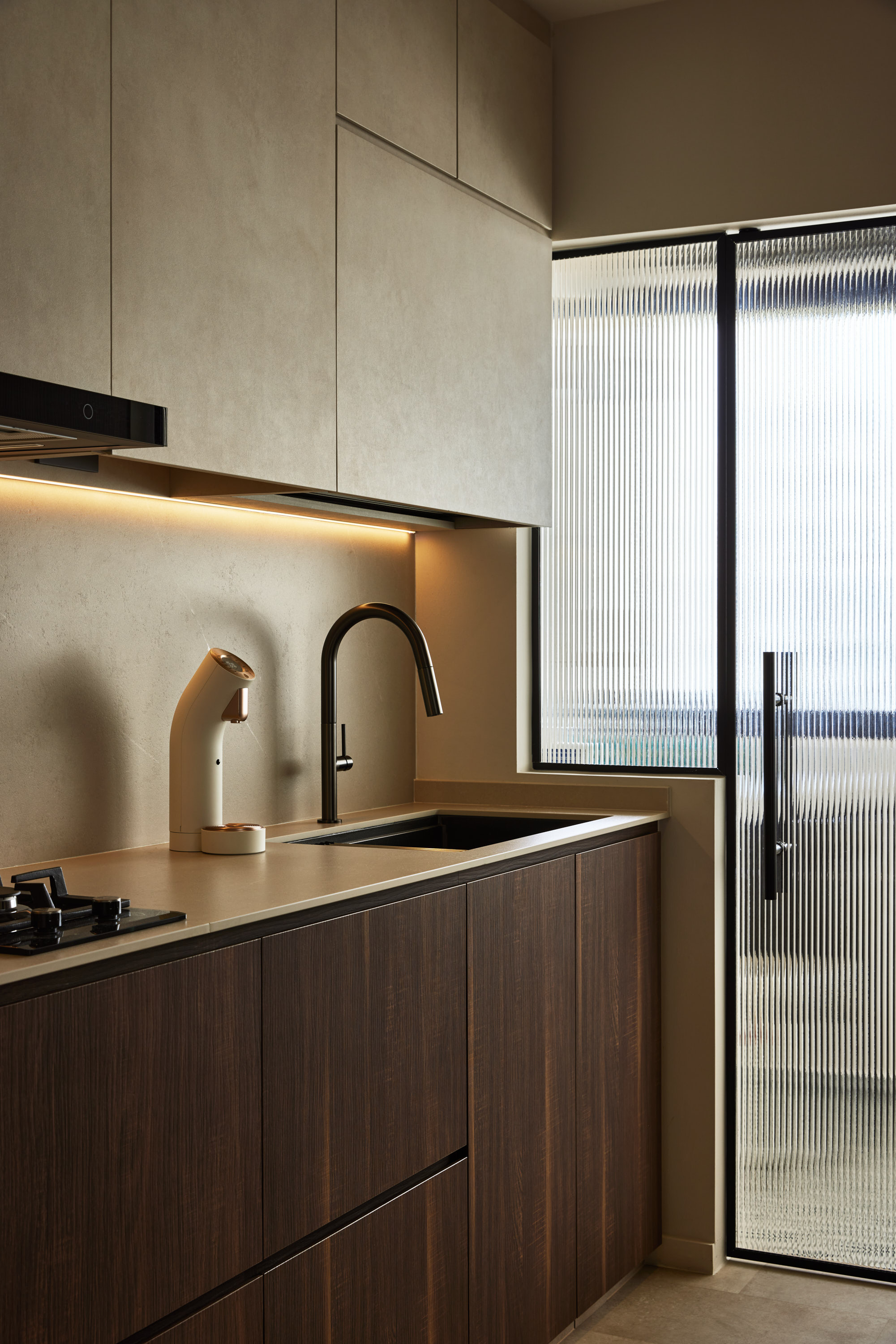 The One With The $80K Glow-Up: Our Modern-Minimalist 5-Room HDB 🏡 - Modern kitchen with sleek design, minimalist decor