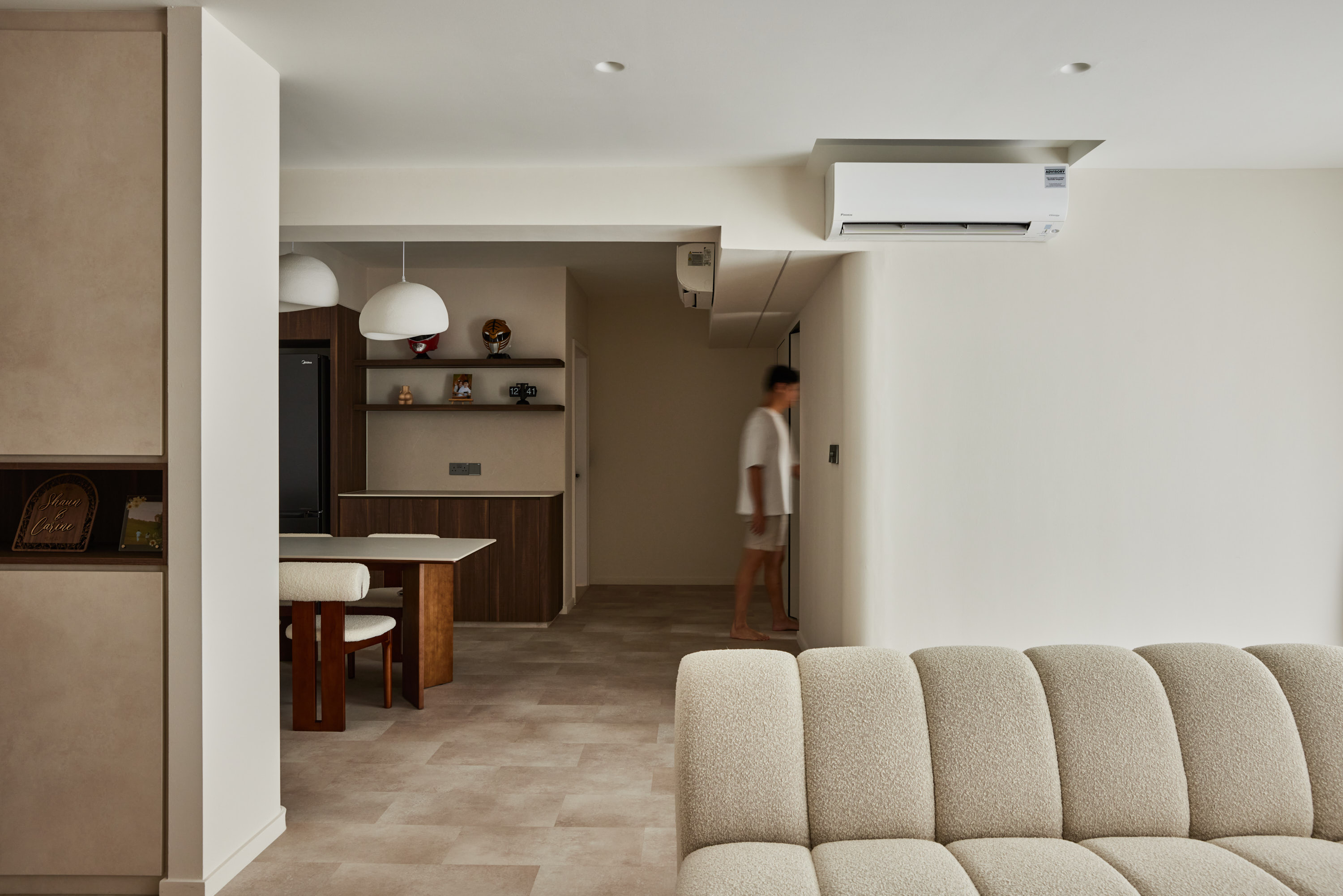 The One With The $80K Glow-Up: Our Modern-Minimalist 5-Room HDB 🏡 - Modern minimalist kitchen, beige and white color scheme