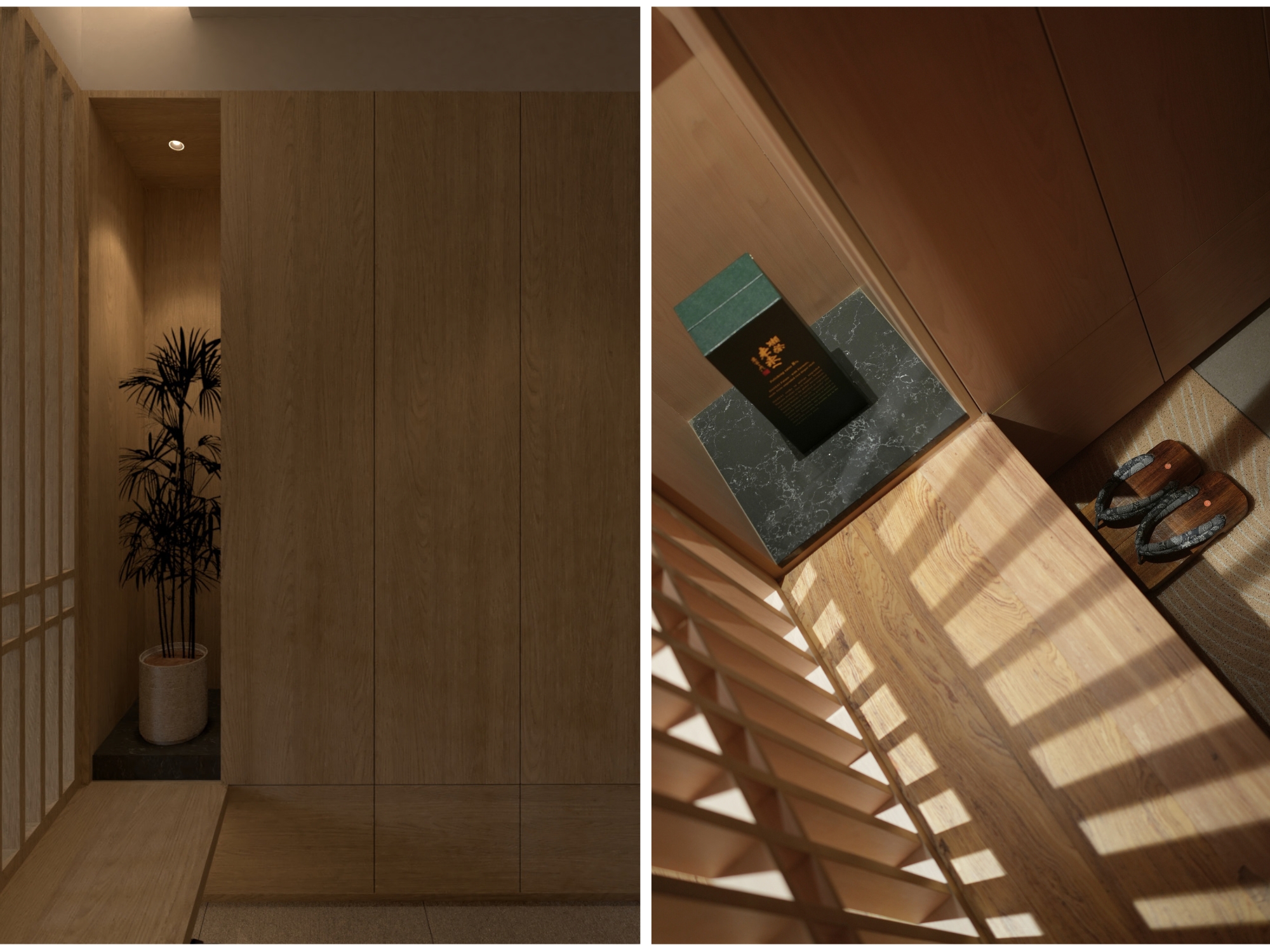 Hitotema.home: How our Japanese ideas came to life - Wooden interior design, minimalist space, natural light, modern decor