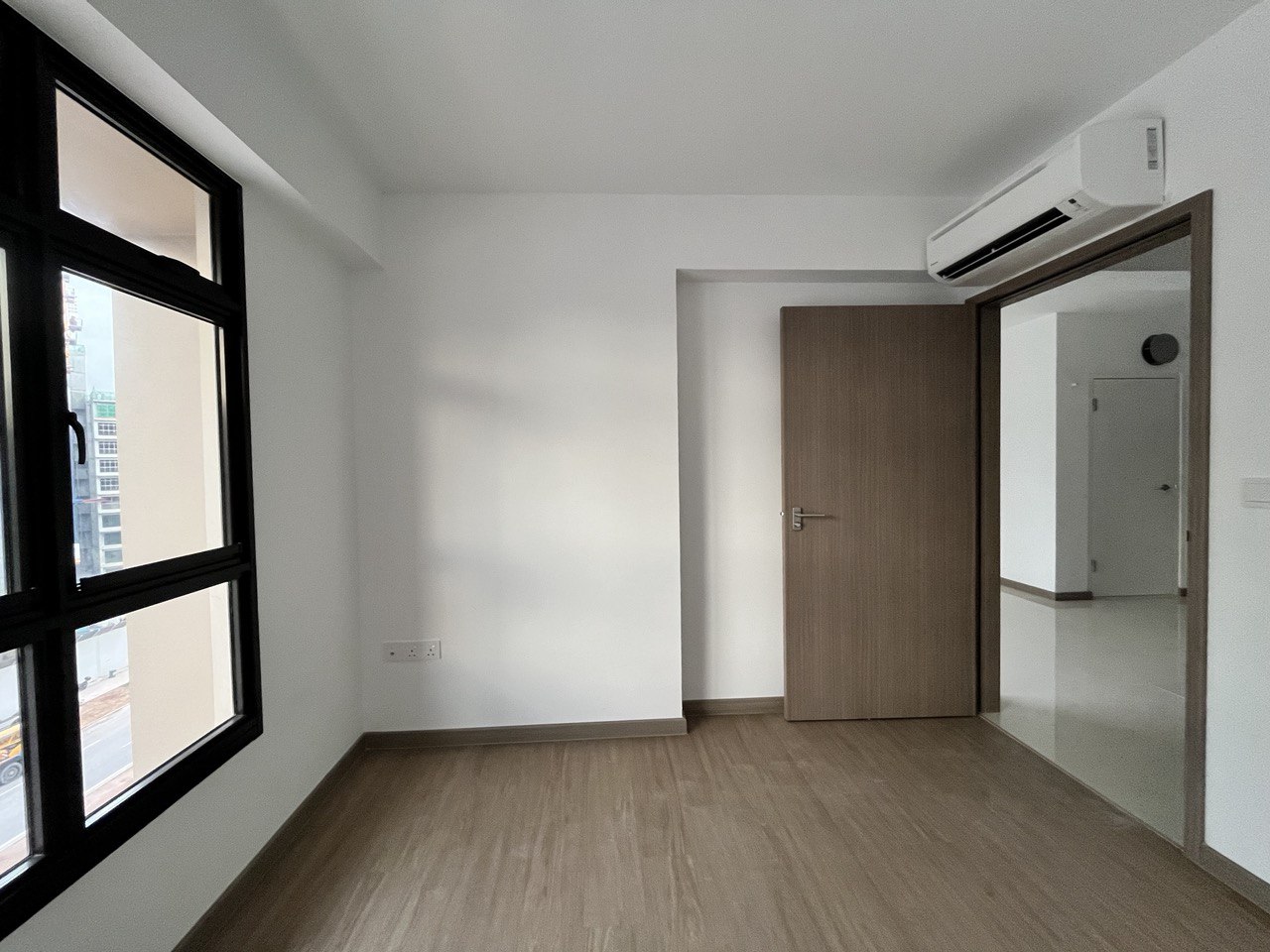 Before & After: Queen-Sized Storage Platform Bed in the Common Room? - Modern minimalist apartment, spacious room, large