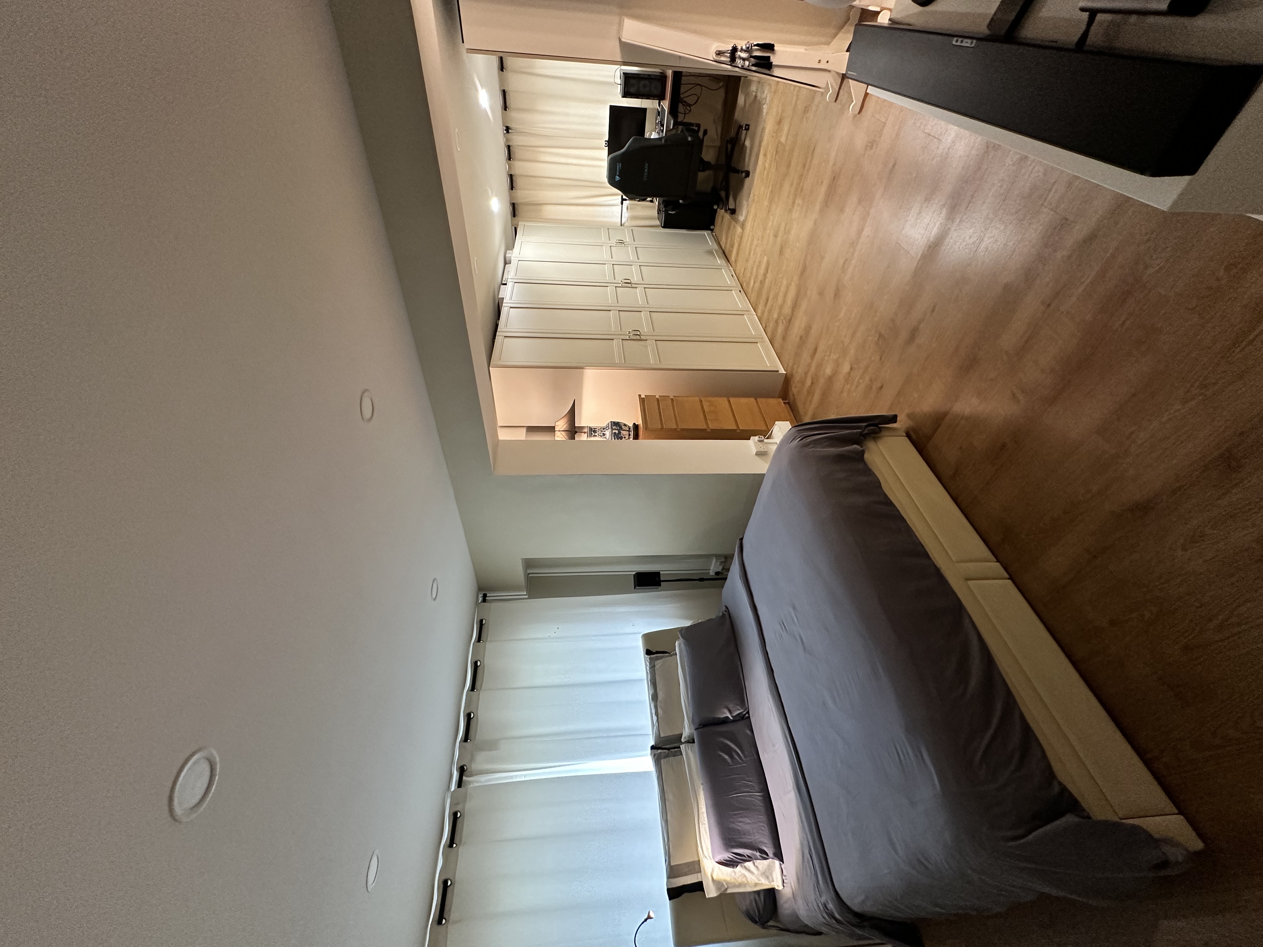 Step Inside Our Maximalist 5-Rm Resale Flat in Tiong Bahru - Modern minimalist bedroom, spacious layout, wooden flooring