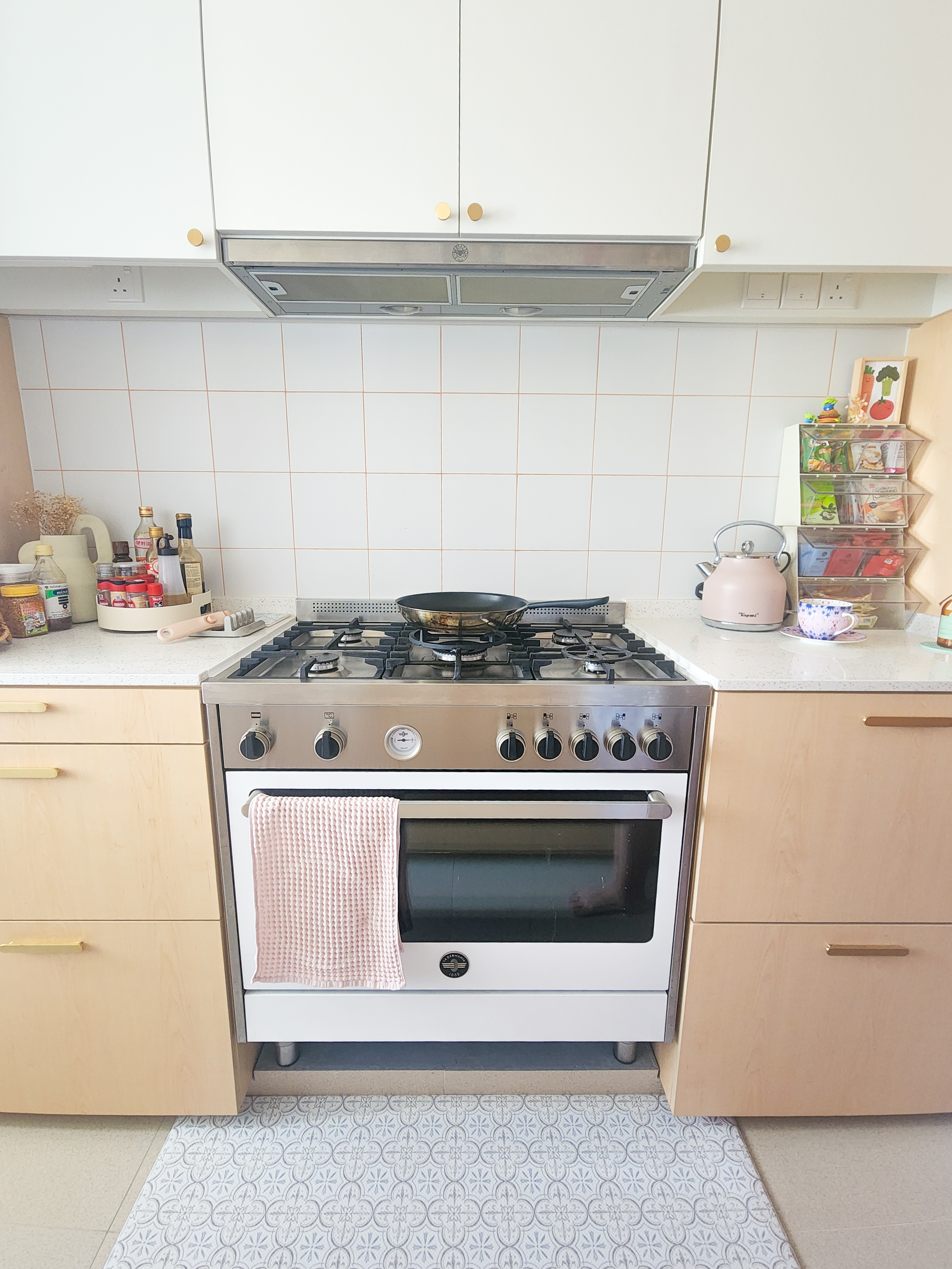 Step inside a chef's kitchen - closed concept, functional & aesthetic - modern kitchen, stainless steel stove, white