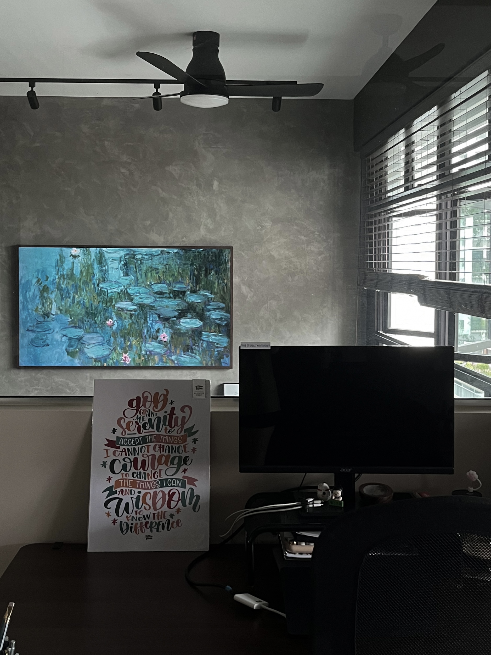 How We Planned Our Homey-Hotel Inspired Flat for Future Kids?? - Modern living room with a large flat-screen TV and