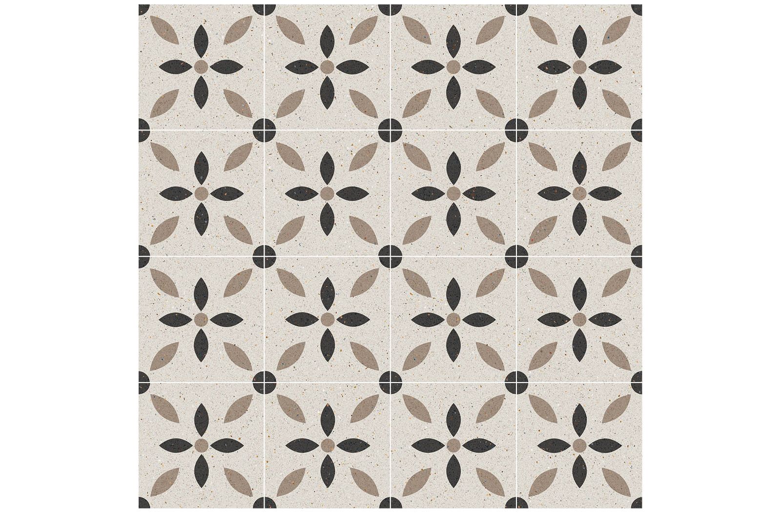Tile Your Way to a Stunning Renovation: Tips from Loafy.Haus - Elegant floral tile pattern, Geometric tile design, Modern