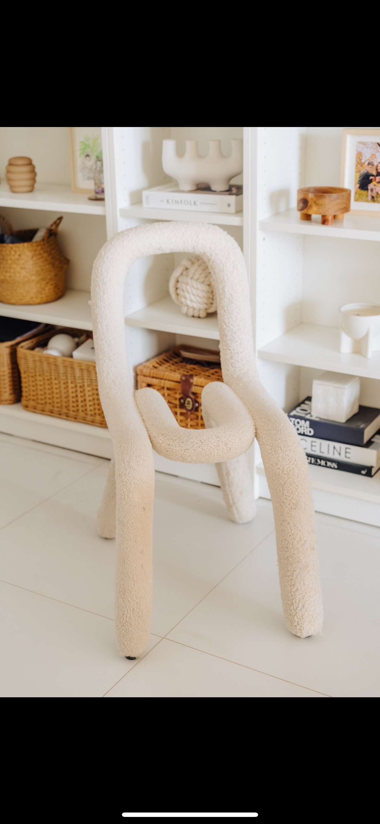 Before & After: Changing Our Dining Room Vibes One Item At A Time  - futuristic chair, cozy seating, plush armrest, modern