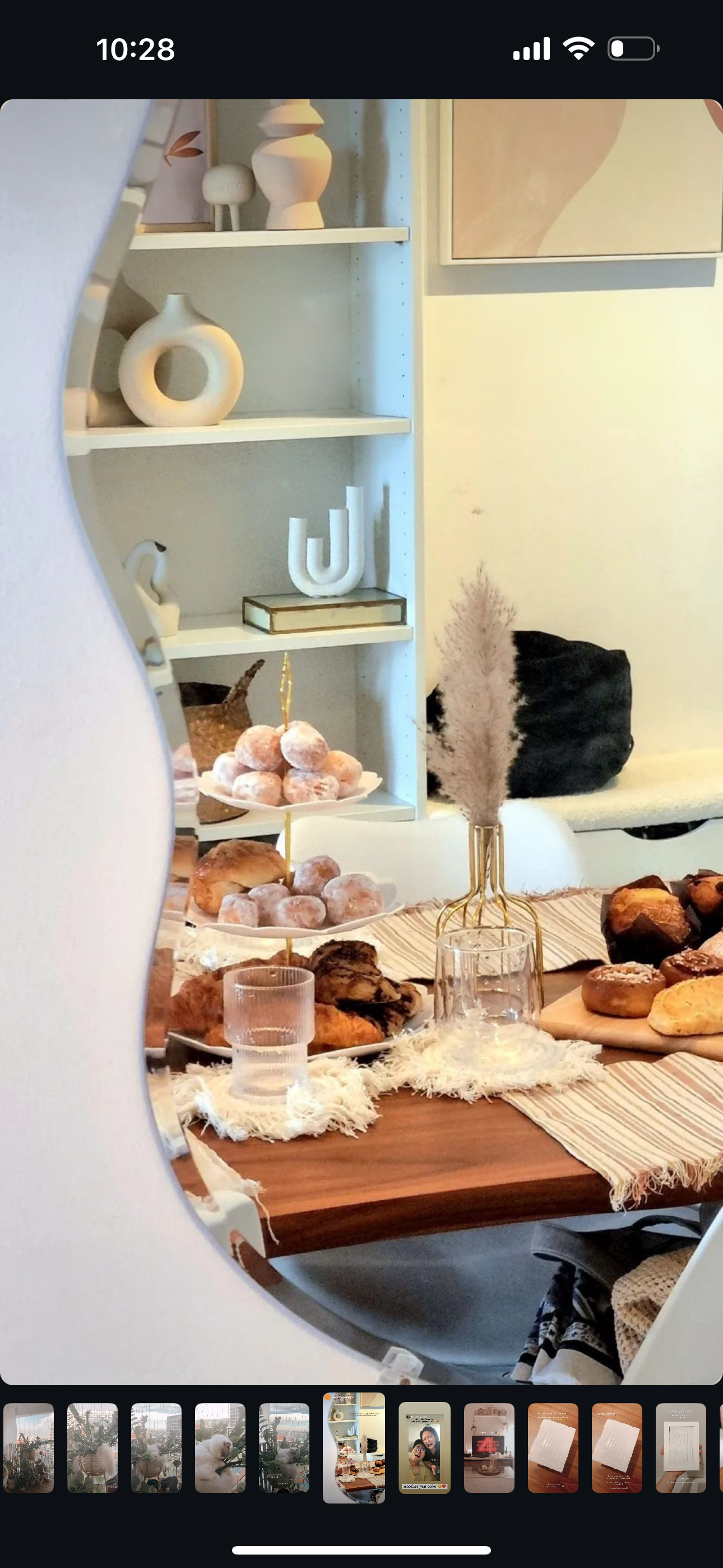 Before & After: Changing Our Dining Room Vibes One Item At A Time  - Delicate pastries on a wooden table, Elegant table